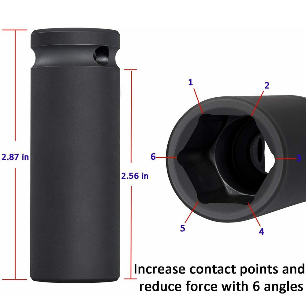 19mm Harmonic Balancer Socket + 50mm Crank Pulley Wrench Holder Tool For Honda