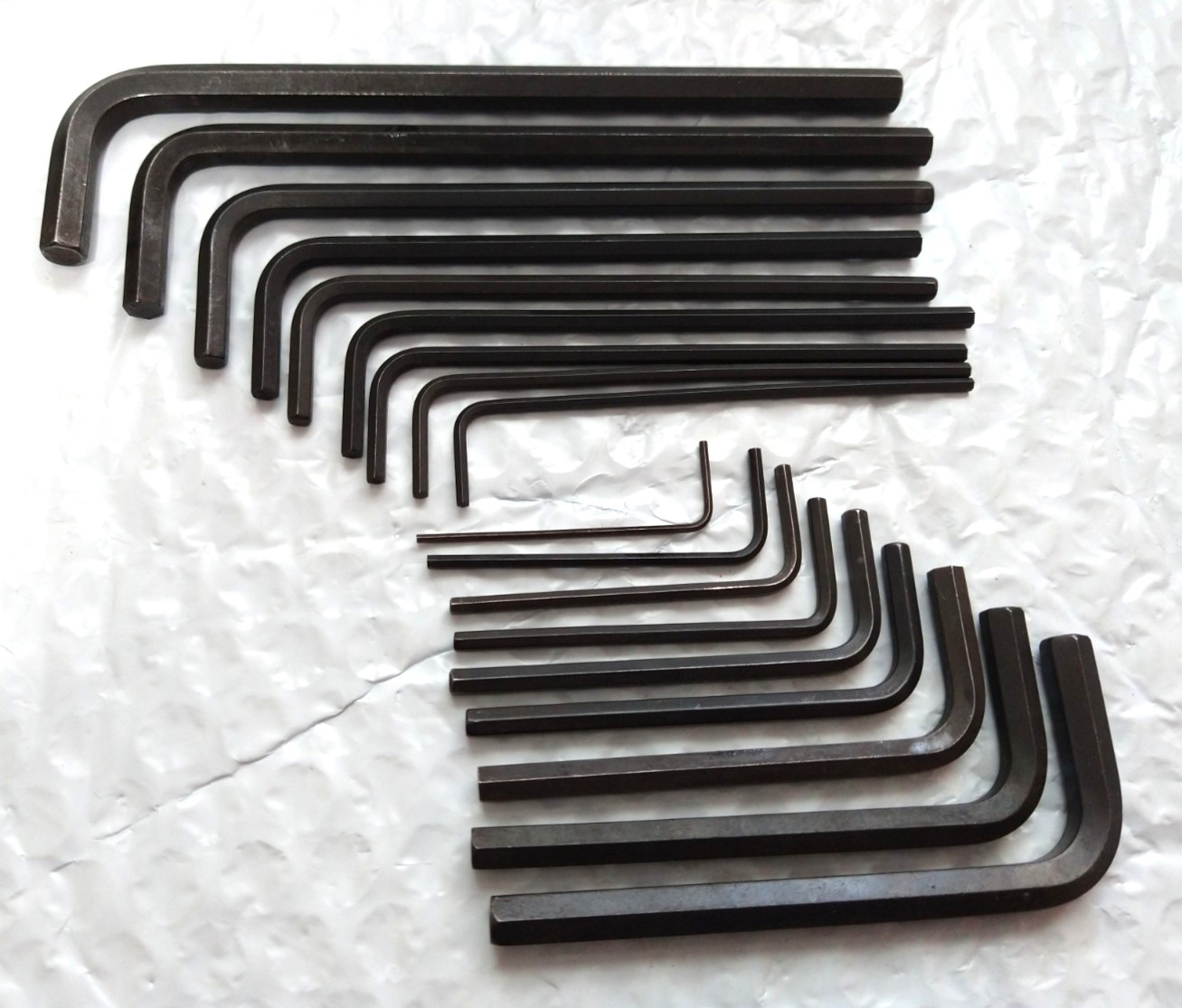 CRAFTSMAN TOOLS USA 9- 46696, 18 PC. ALLEN/HEX KEY SET.