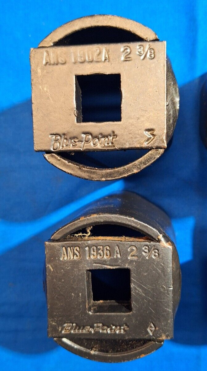 Blue Point 4 piece Axle socket set ANS1902A, ANS1936A, ANS1928A, ANS7269 4 lug