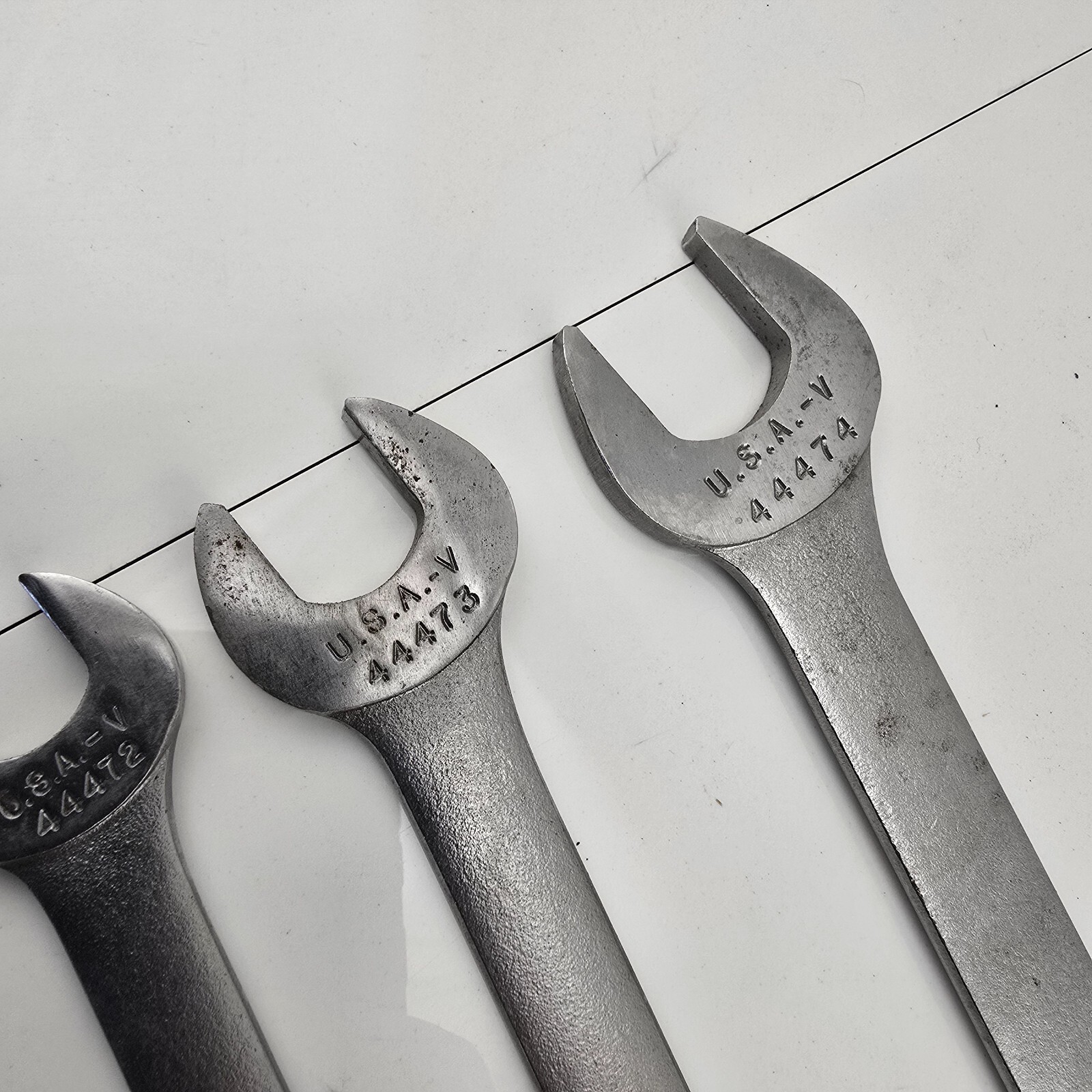Craftsman SAE Tappet Thin Open End Wrench Set 3/8″ to 7/8″ V Series USA