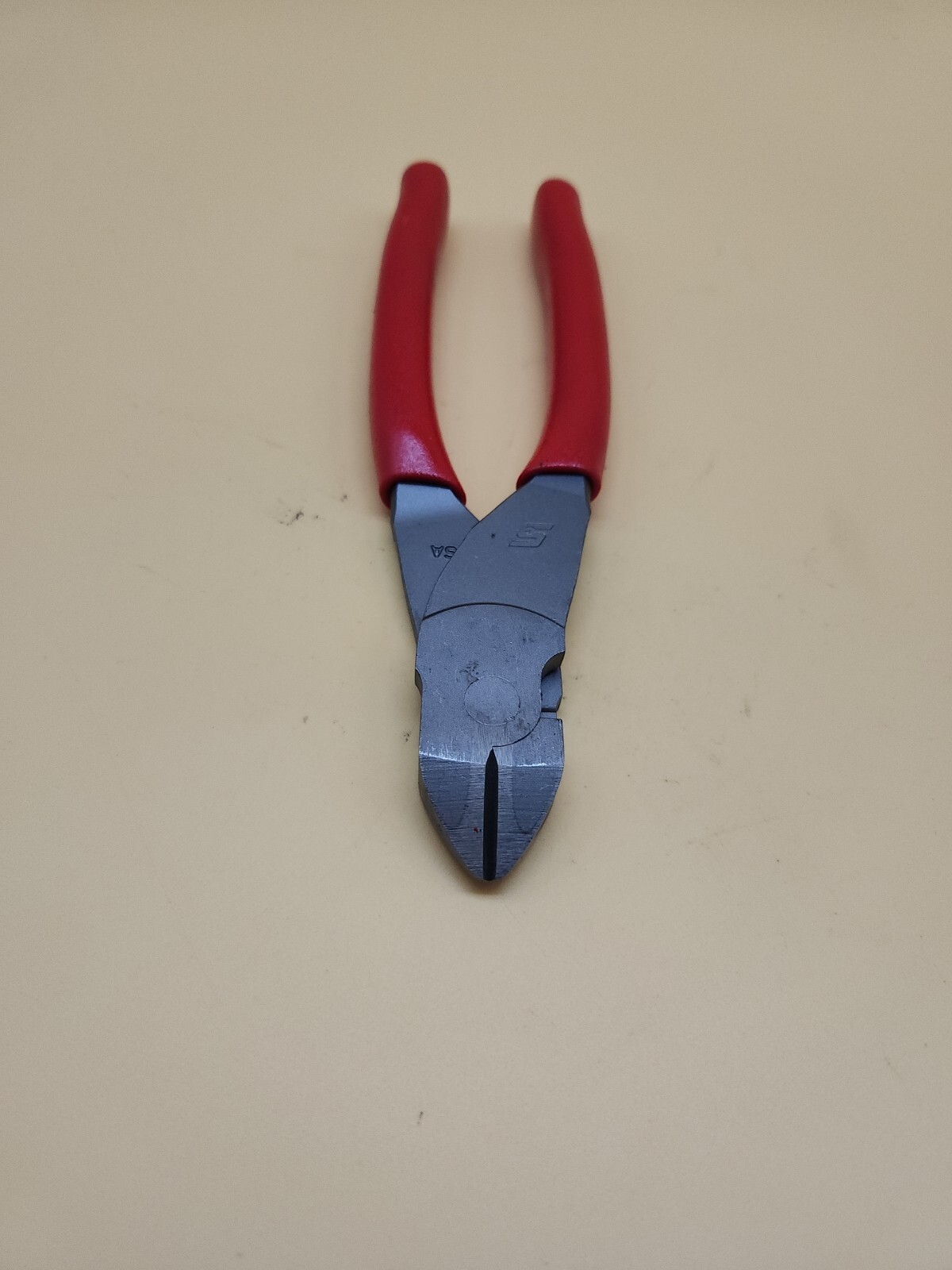 Snap-On Tools RED Soft Grip 7″ VECTOR EDGE Diagonal Cutter 87ACF USA