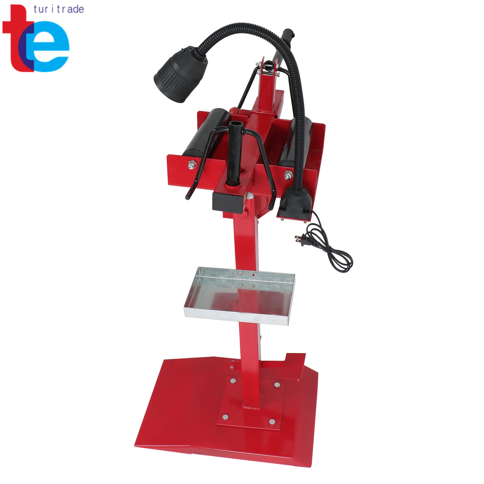 Heavy Duty Manual Car Tire Spreader Tire Changer Repair Tires Tool & LED Light
