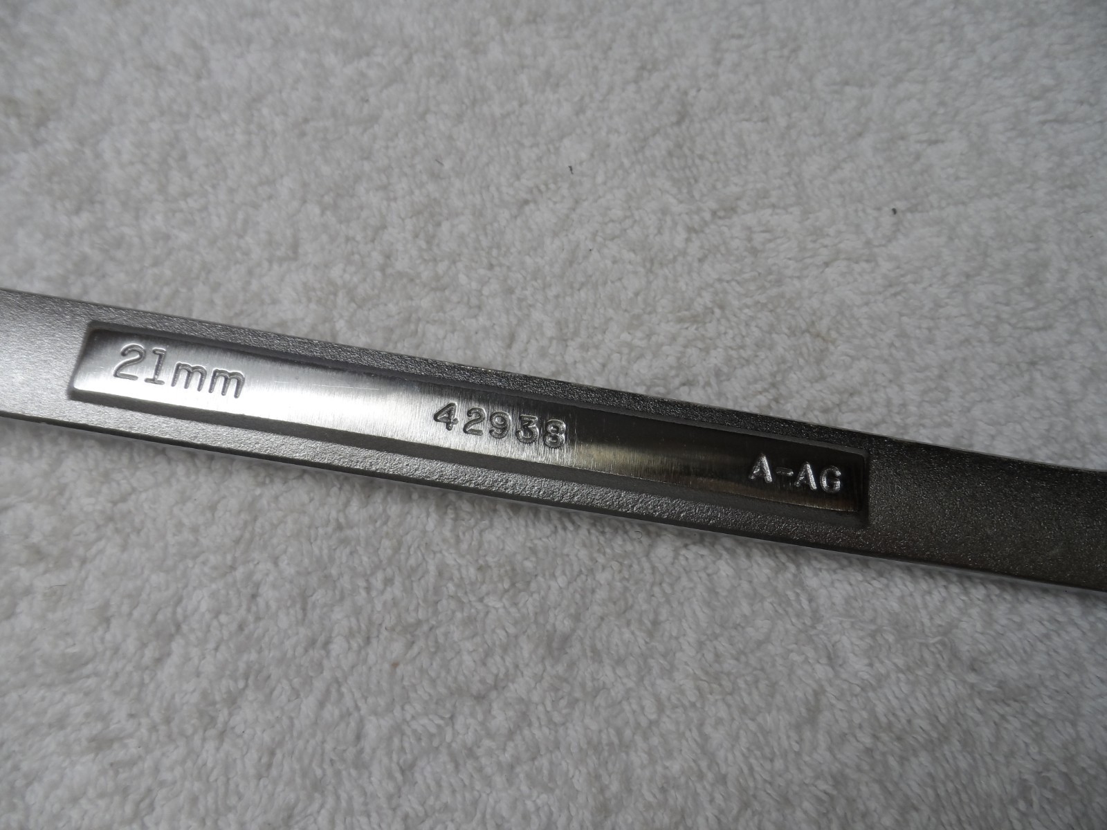 Craftsman Metric MM Combination Wrench, 12pt, 21mm – Part # 42938 A-AG