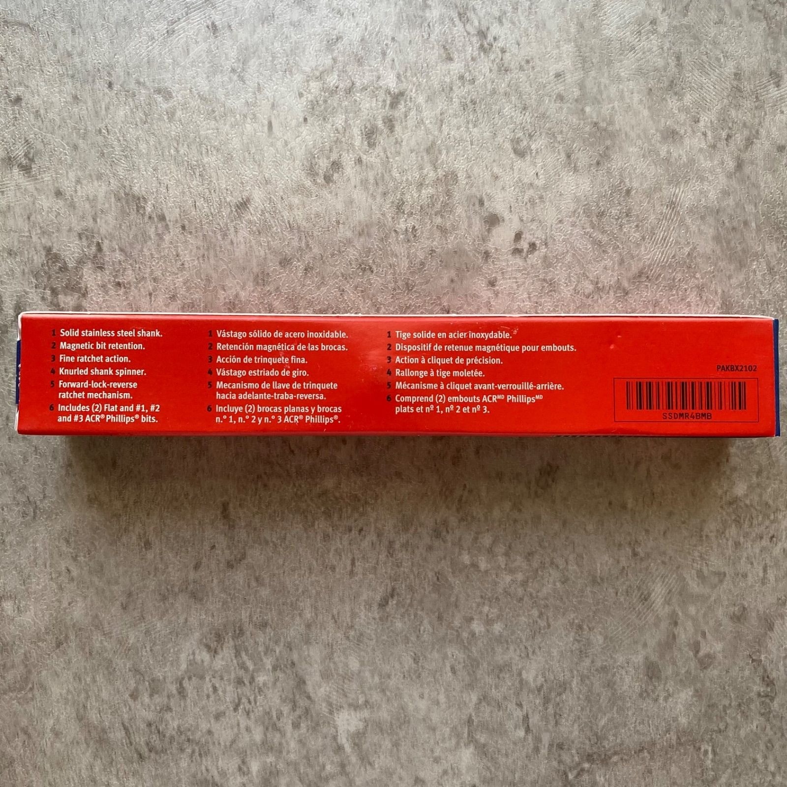 Snap-on SSDMR4B POWER BLUE Hard Handle Ratcheting Screwdriver w/Bits [Unused]