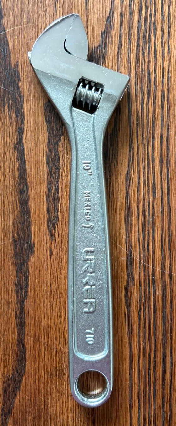 URREA 10″ Adjustable Wrench 710 New Old Stock made in Mexico