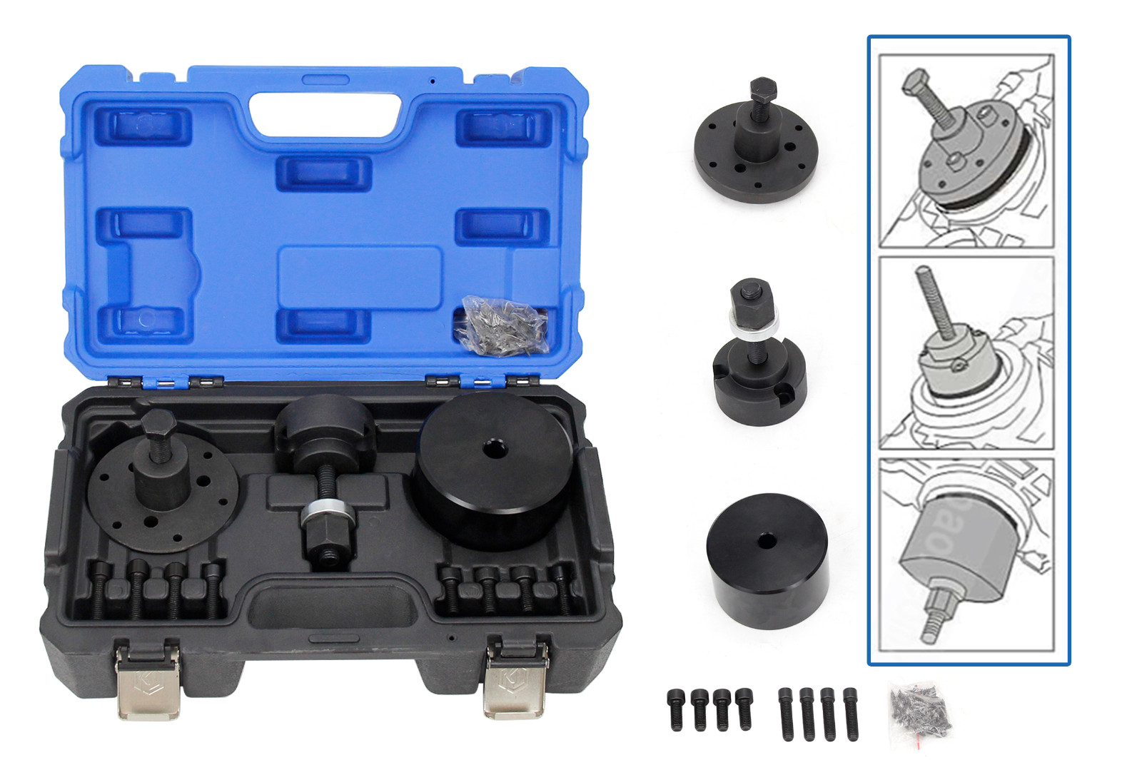 Front Crankshaft Seal Removal & Install Tool for BMW N40, N42, N45, N46, N52…
