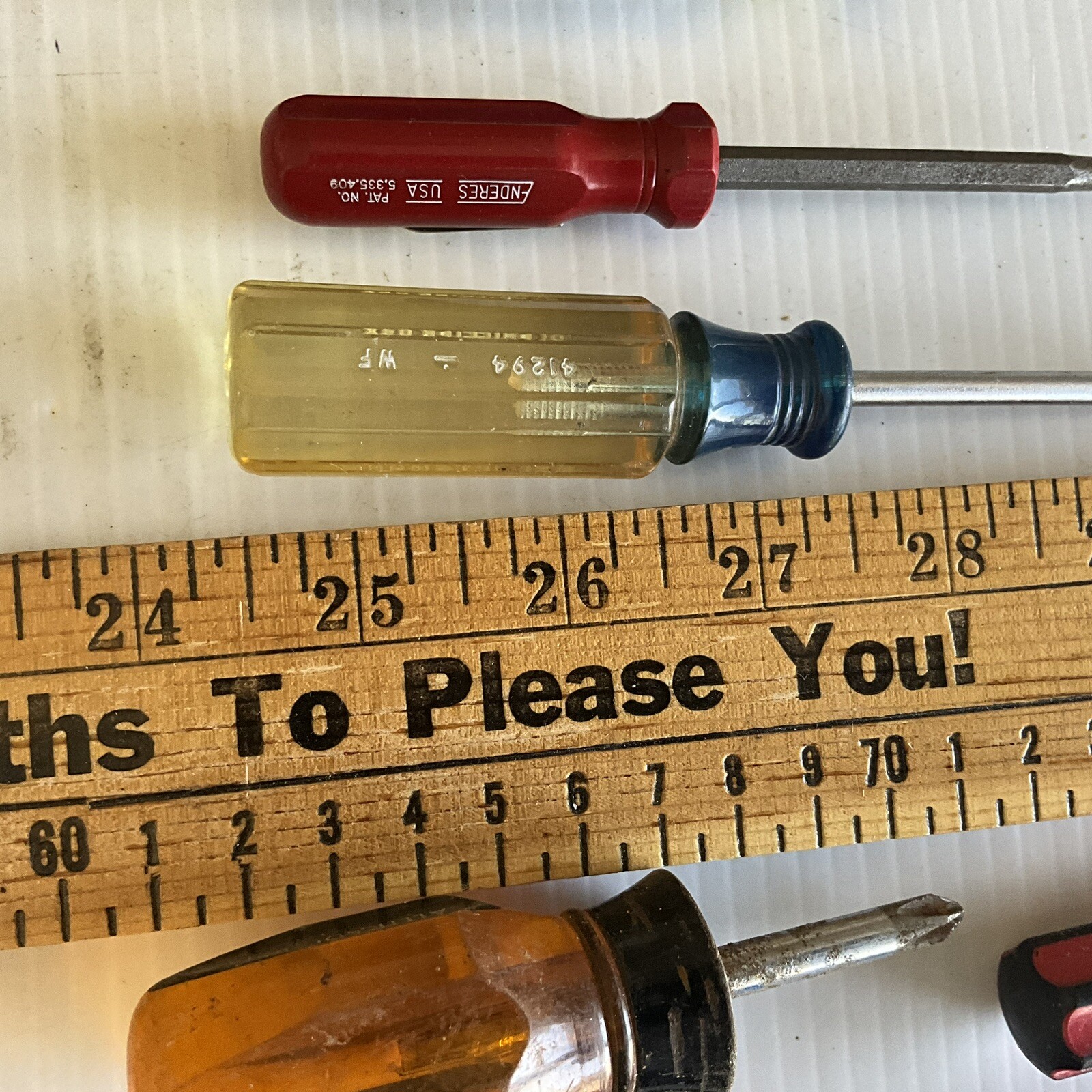 Craftsman Screwdriver Lot Phillips Tip Woodworking Repair Automotive Diy Vintage