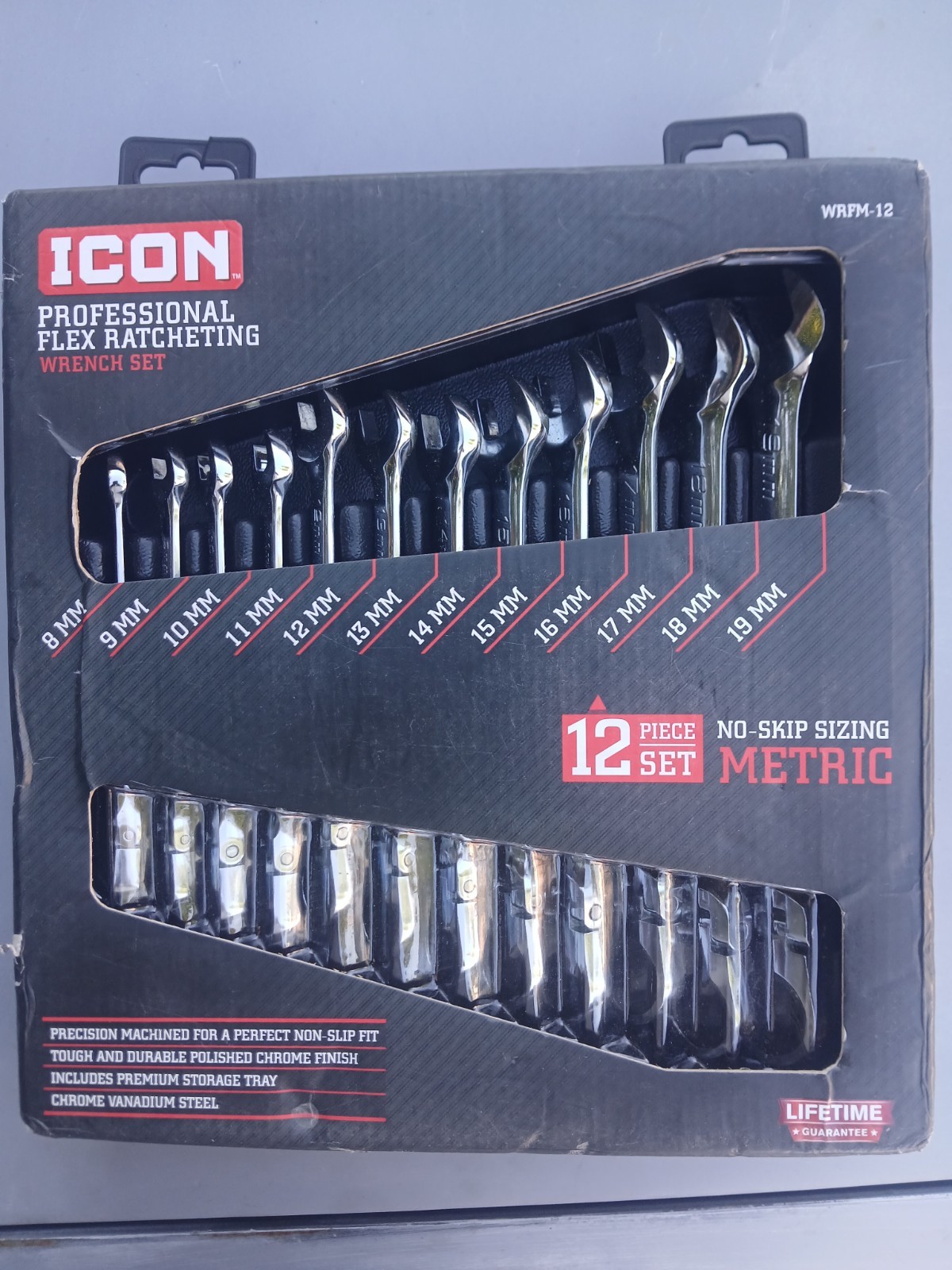 icon professional flex ratcheting wrench set hand tools metric