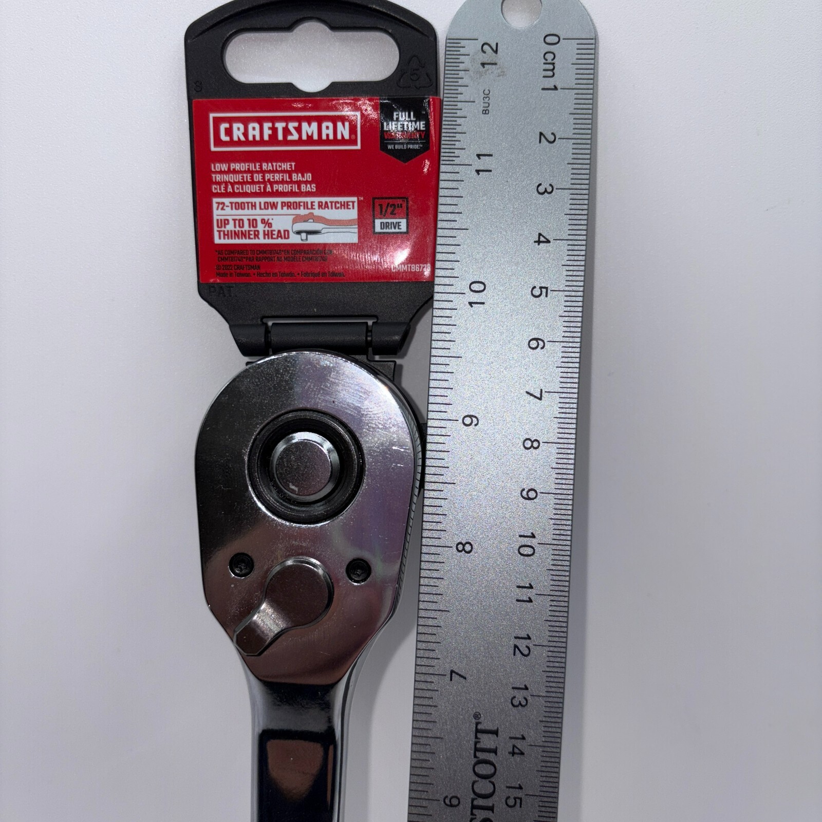 Craftsman 1/2″ drive low profile ratchet CMMT 86723 NEW