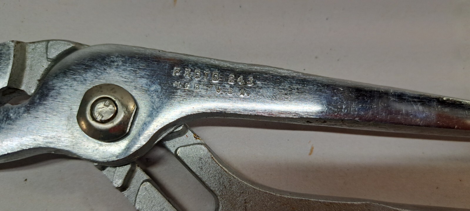 Proto Tools 243 Channel Lock Slip Joint Pliers Wrench 10″ USA