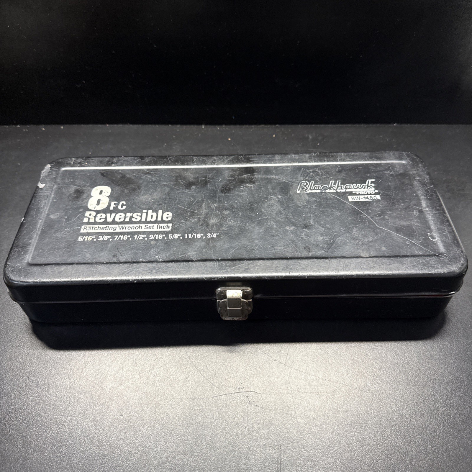 Blackhawk by Proto BW-1400 8pc SAE reversible ratcheting combination wrenches