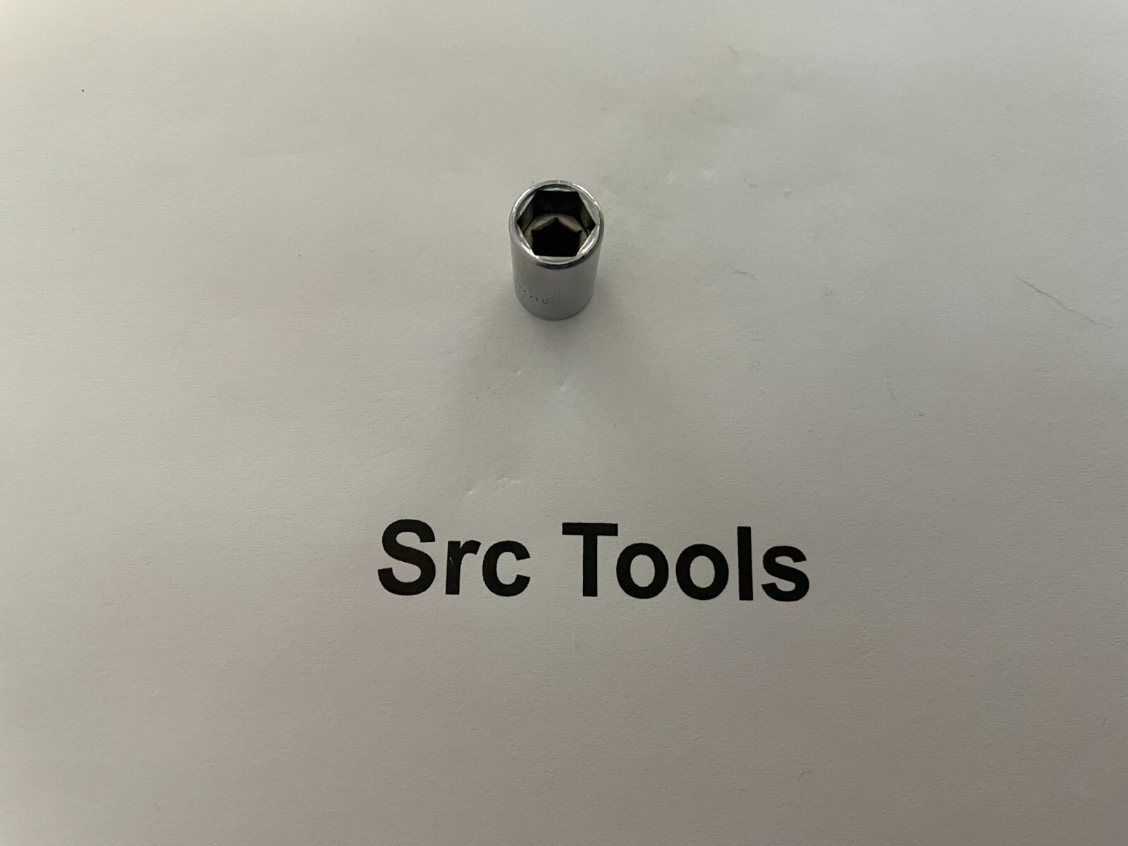 *RARE* Snap-on Tools USA 1/4″ Drive 9mm Metric 6pt Shallow Chrome Socket TM-9M