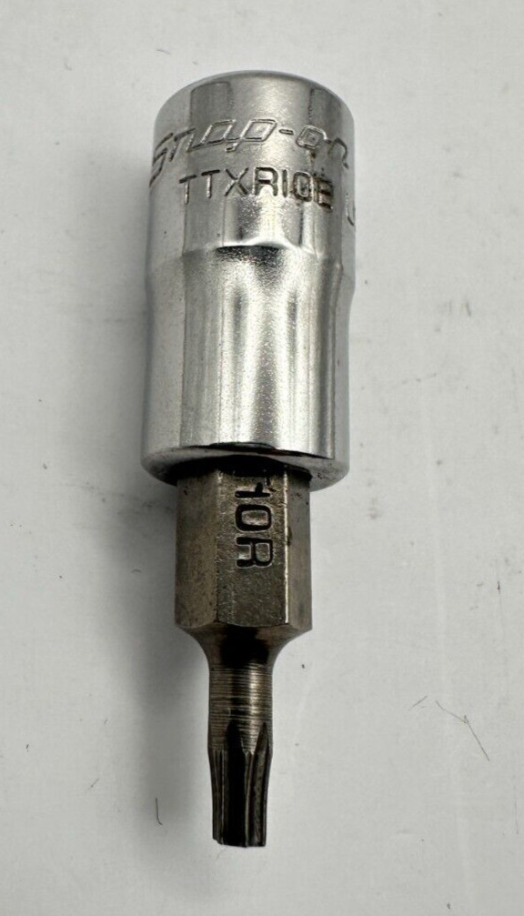 Snap On 1/4 Drive Torx T10 Tamper Resistant Bit Socket TTXR10E