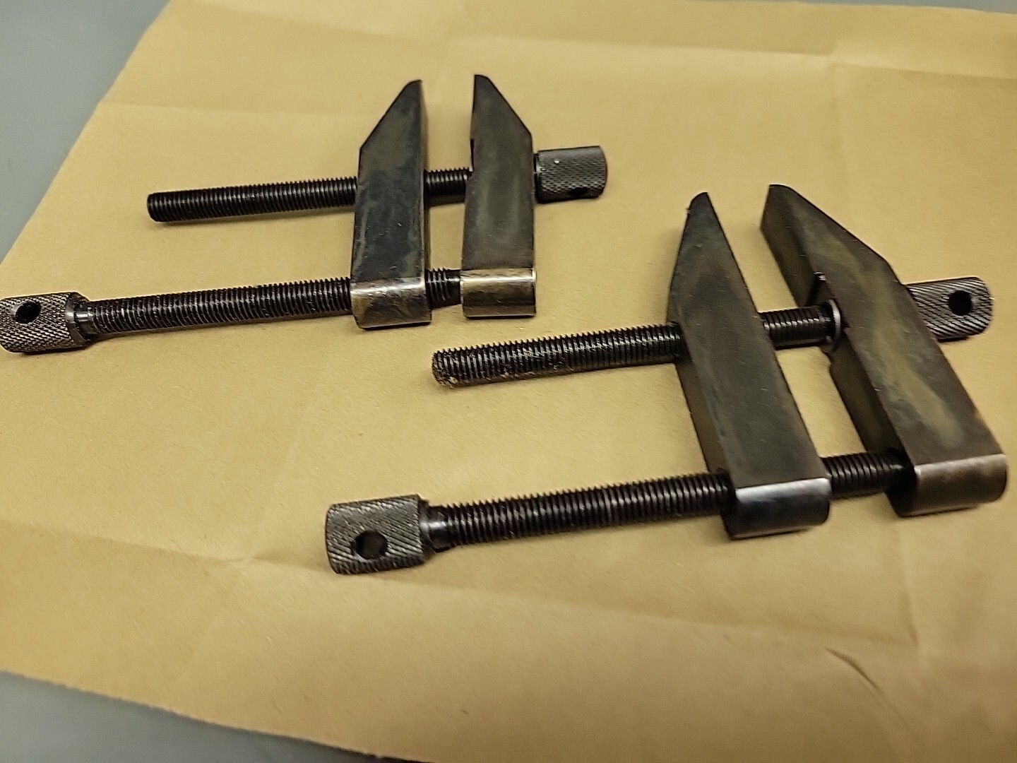 L.S. Starrett Pair 161C Toolmakers Parallel Clamps (2) NOS