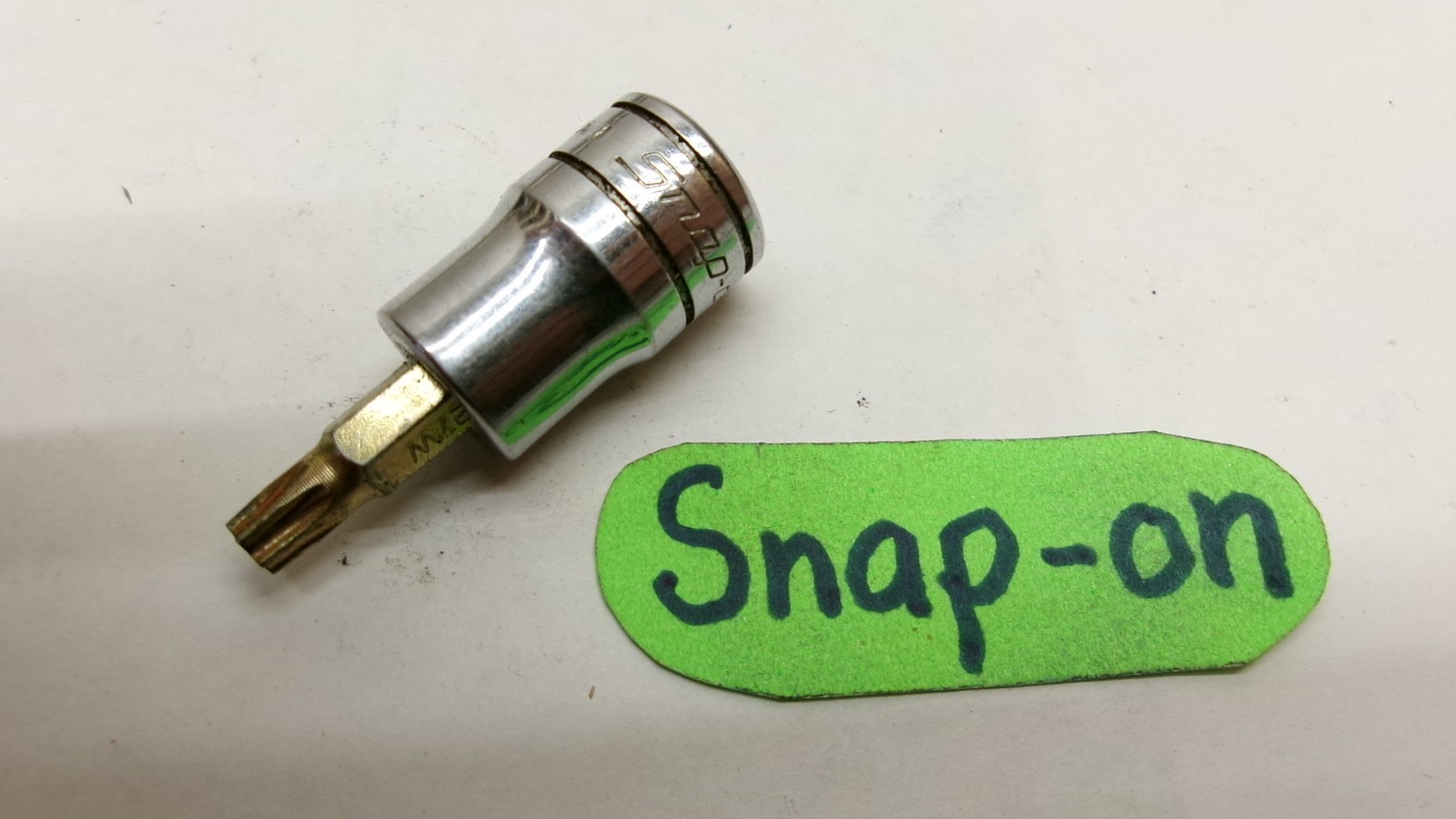 Snap-on tools 3/8″ drive T27 Torx Bit Chrome Socket FTX27E USA Nice!