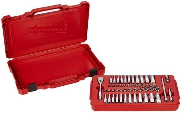 Milwaukee Electric Tools MLW48-22-9004 1/4In Ratchet & Socket Set – SAE & Metric