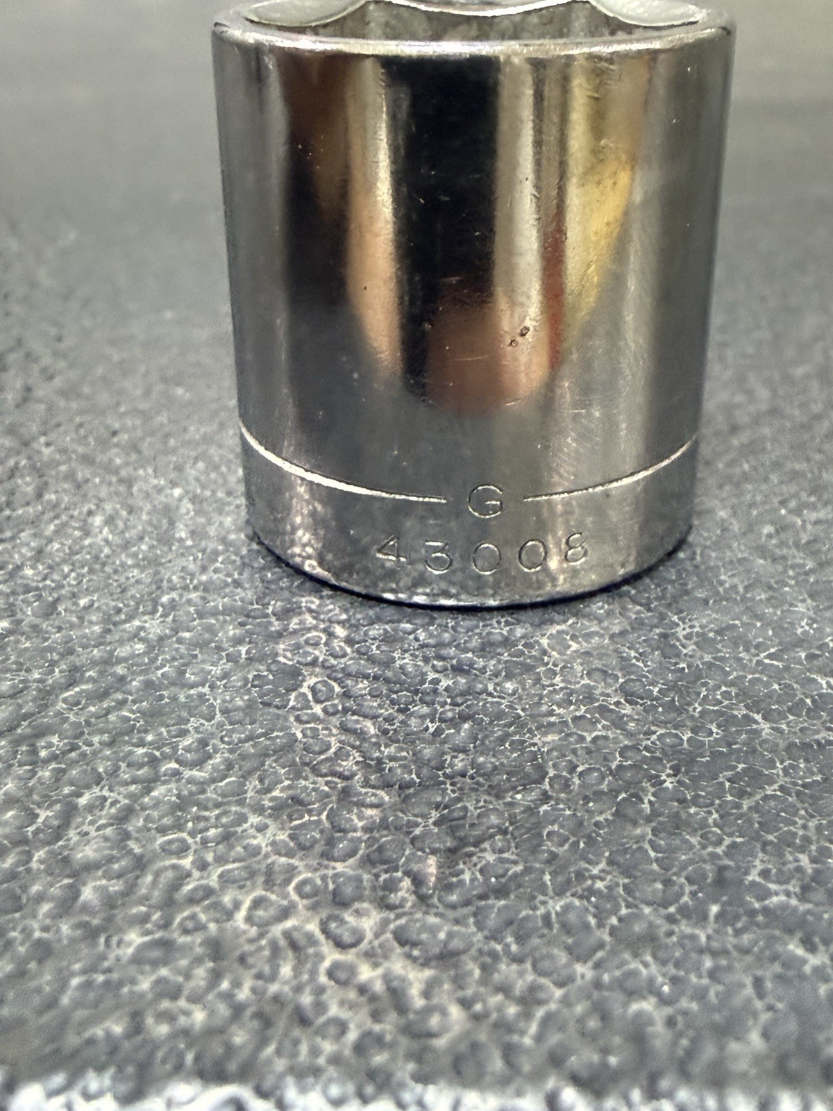 Vtg 13/16″ Craftsman G-Series P/N 43008 3/8″ Drive 6-Point Socket USA Made NOS