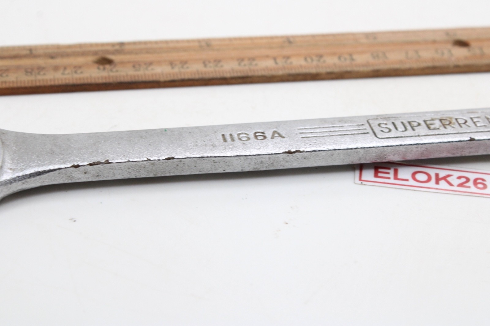 Williams 1166A Superrench 25/32” 12 Point SAE Combination Wrench 11-3/8″ USA