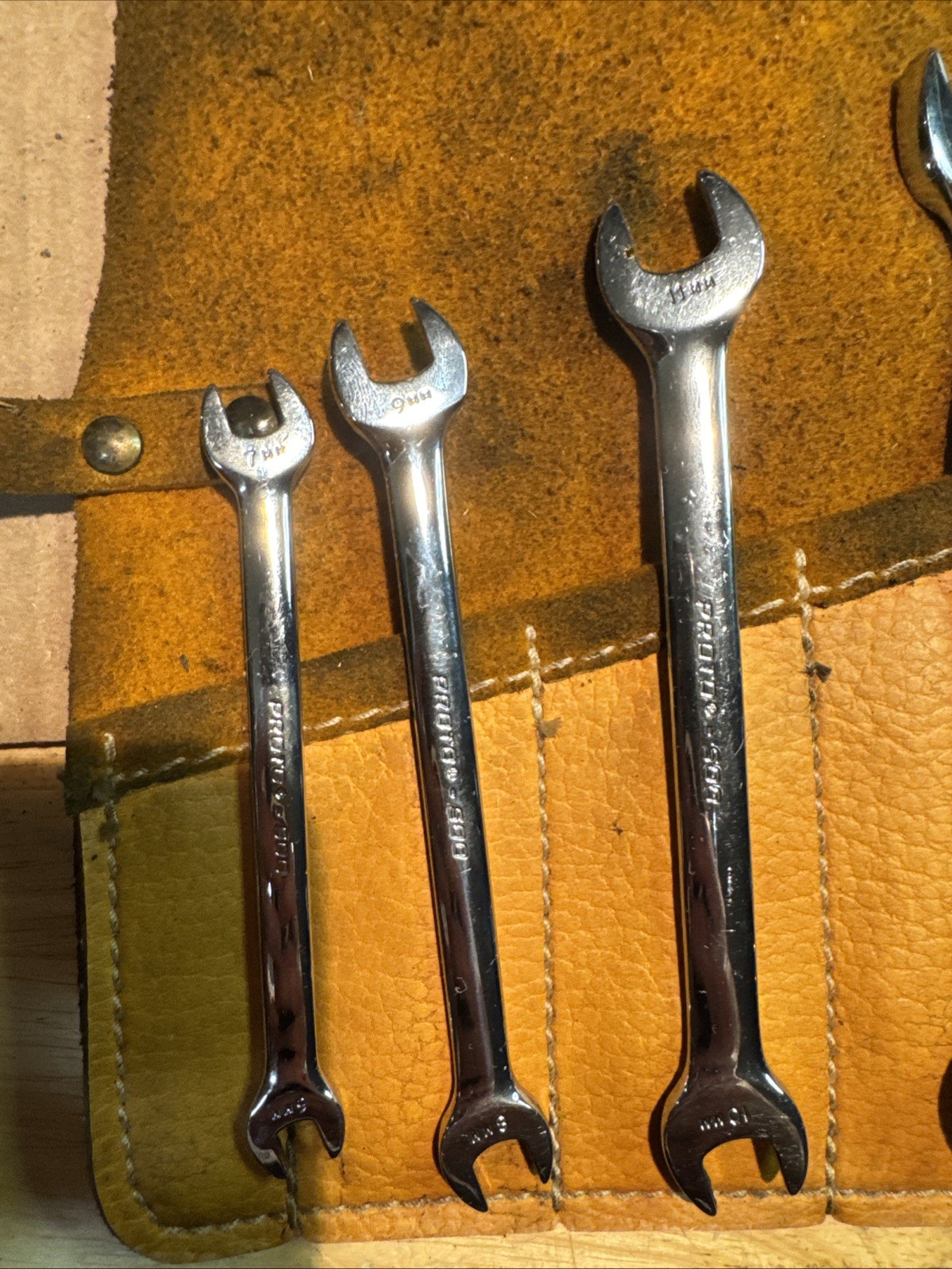 Proto Professional 500 7 Pcs Wrench Set Metric Open End 6mm – 19mm