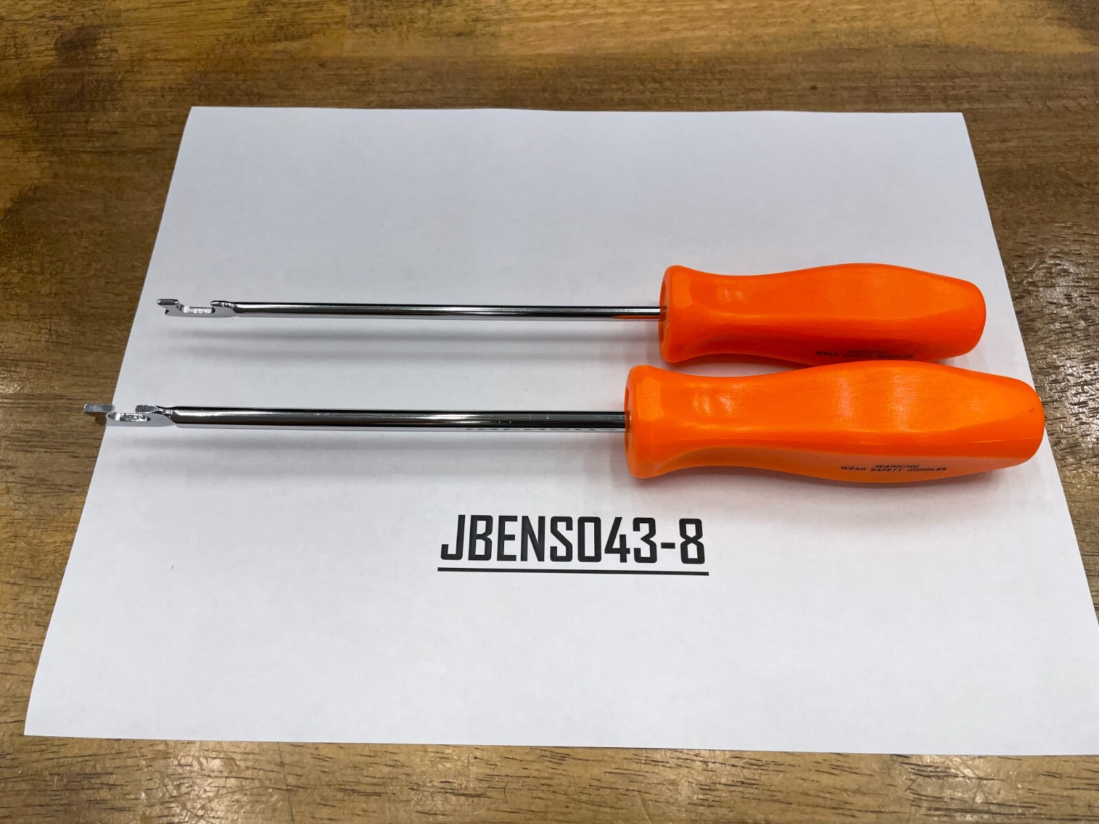Snap-on Tools USA NEW 2 Piece ORANGE Hard Handle Push-Pull Spring Tool Lot Set