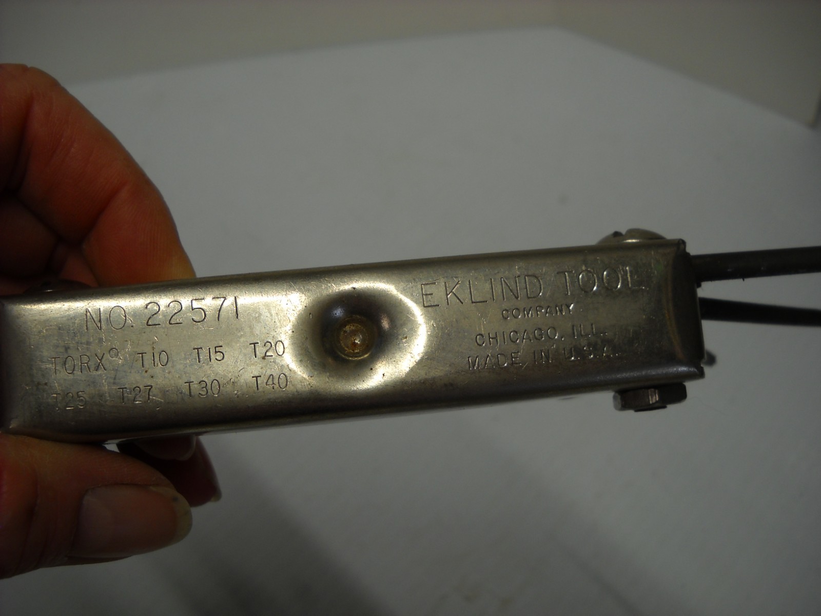Eklind Tool Company No.22571 Folding Torx Key T10-T40 Wrench Set USA