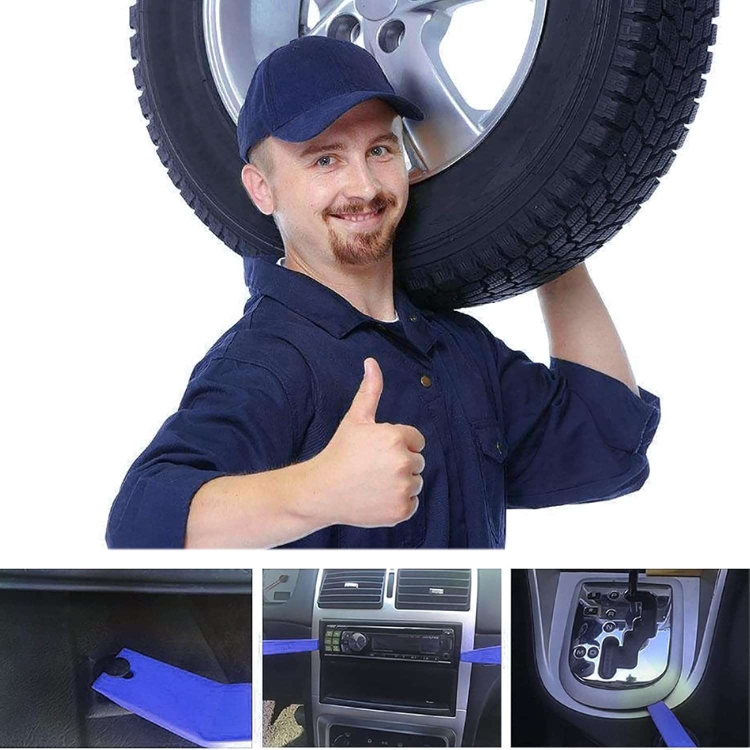 456 Pack Trim Removal Tool, Car Panel Door Audio Trim Tool Kit, Auto Clip Fas…