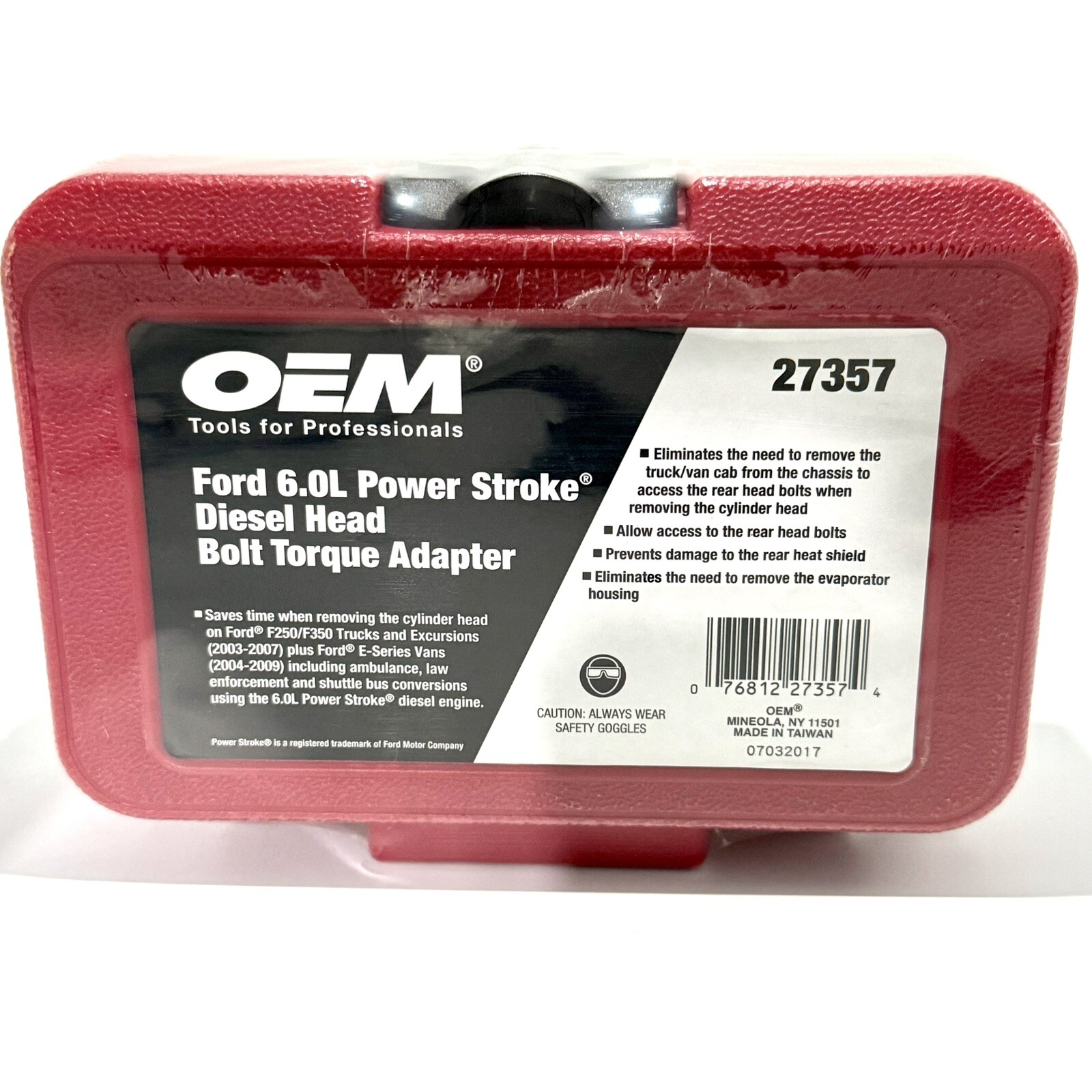 NEW – OEM Head Bolt Torque Adapter 27357 for Ford 6.0L Power Stroke Diesel