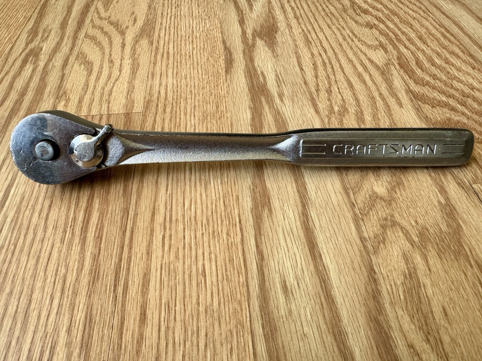 Vtg Craftsman 1/2” Drive Ratchet -VF-44985 =Forged In USA Quick Release 10.25”