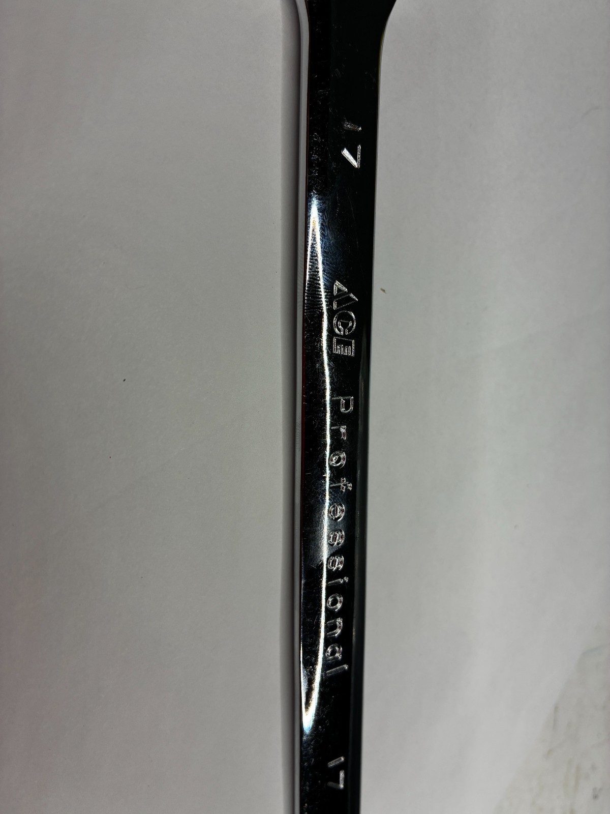 Ace Professional 17mm Combination Wrench Chrome Vanadium 12 Point Used Tool