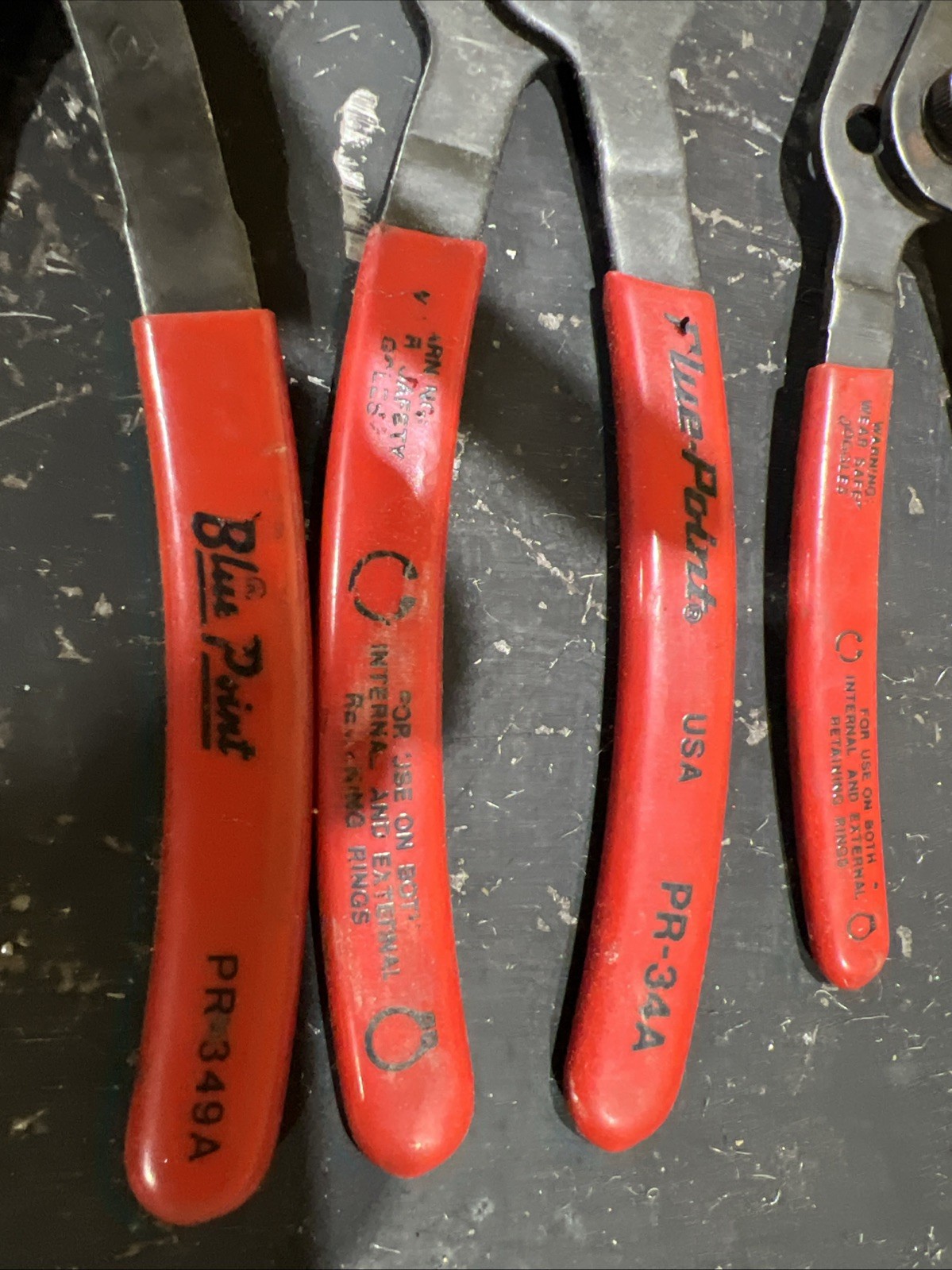 Blue Point By Snap On Snap Ring Pliers Set Of 4