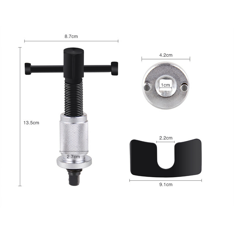 Car Puller Wheel Cylinder Disc Brake Pad Calliper Piston Rewind Repair Tool Set