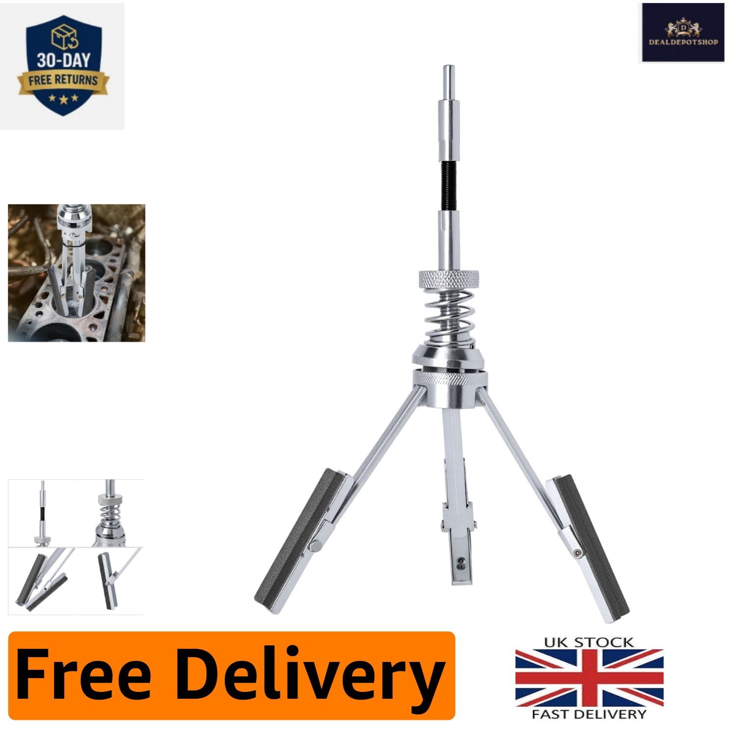Versatile Engine Honing Tool, 51-178 mm, with Flexible Drive for Professionals