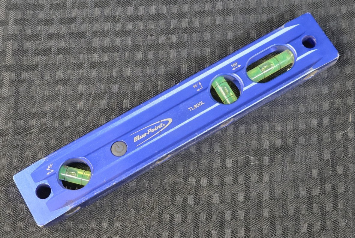 Used Blue Point (By Snap On) Aluminum Lighted Magnetic Spirit Level TL900L