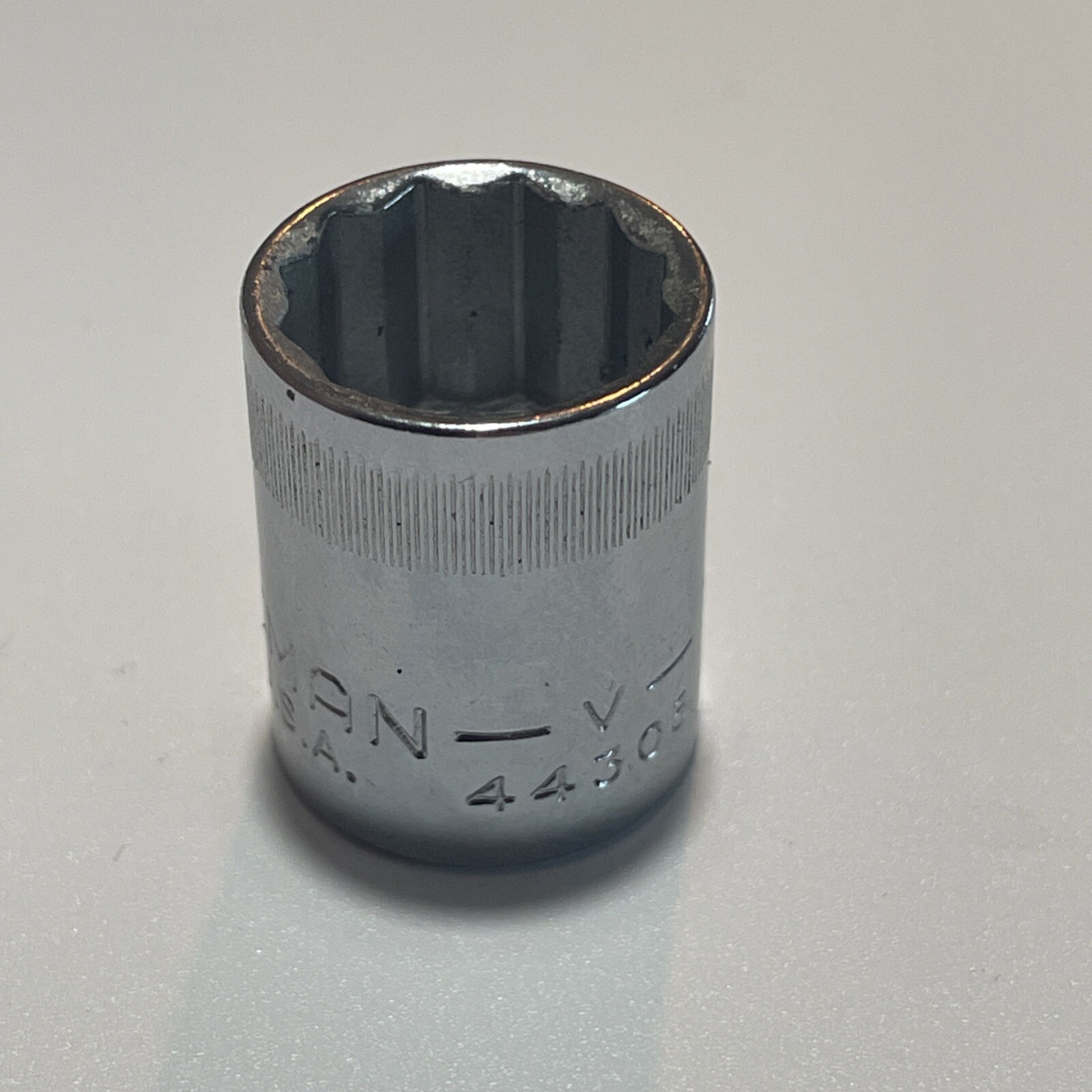 Vintage Craftsman -V-44305 Shallow Socket, 14mm, 3/8” drive, 12 point – USA