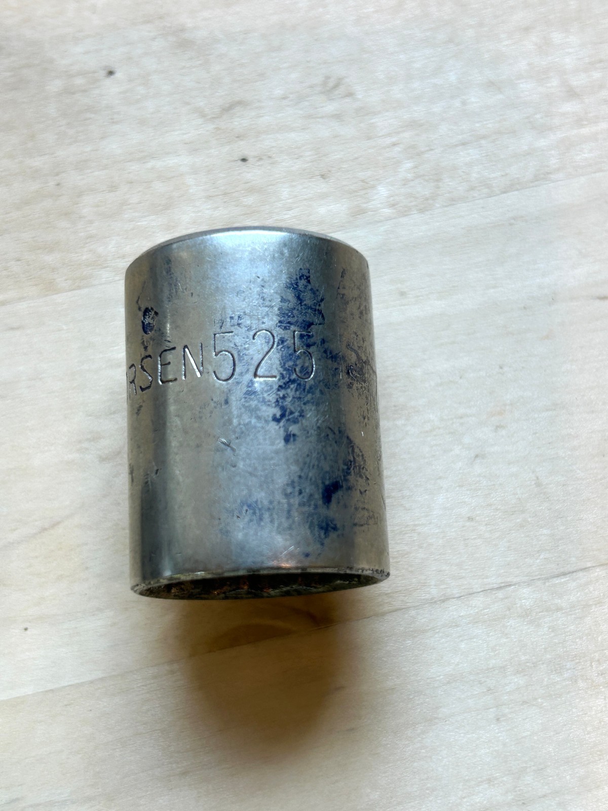 Vintage Thorsen 25/32″ – 12 Point Socket 1/2″ Drive – 525 *name inscribed*