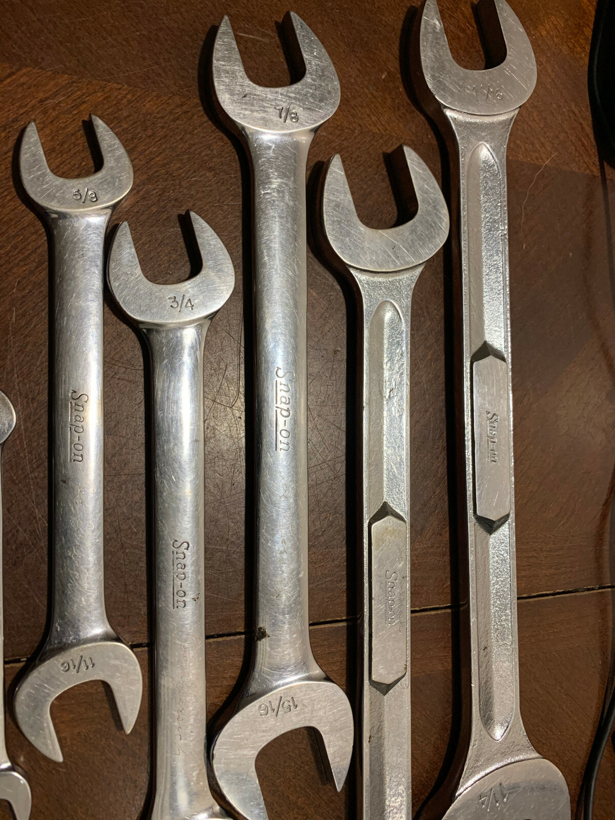 U-PICK Snap On tools USA Vintage Wrench SAE double Open End Standard Spanner Vs