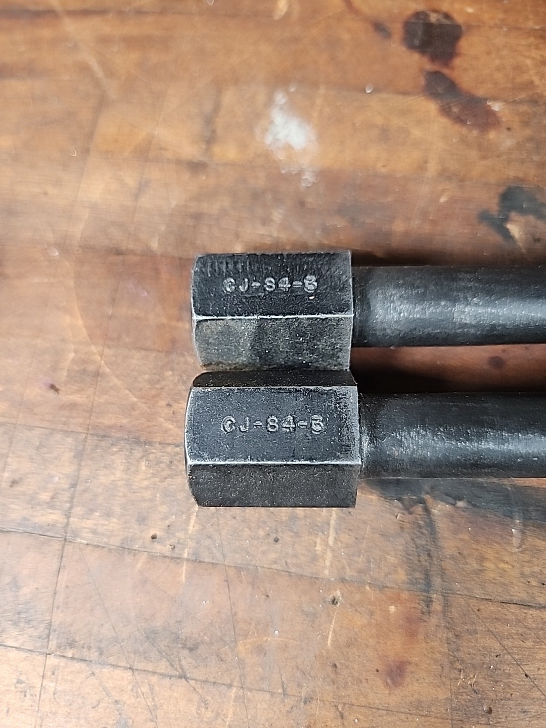 Snap-on Tools CJ84-3 Heavy Duty 20″In. Slide Rod Pair 2 Bolts Made In USA