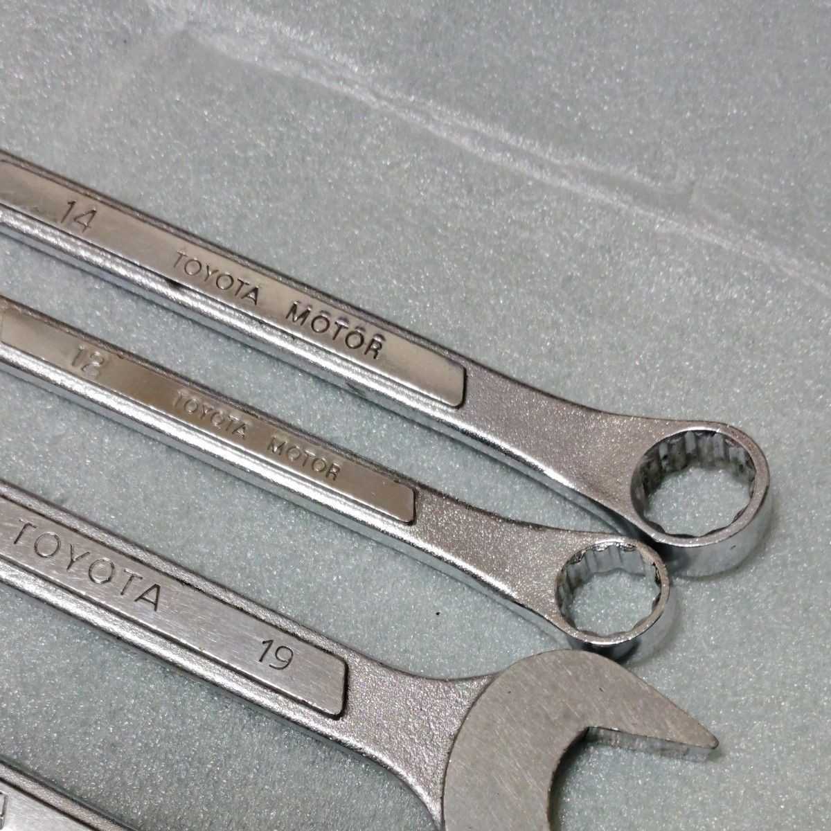 KTC TOYOTA Vintage Combination Wrench Set Double Open End OEM Used