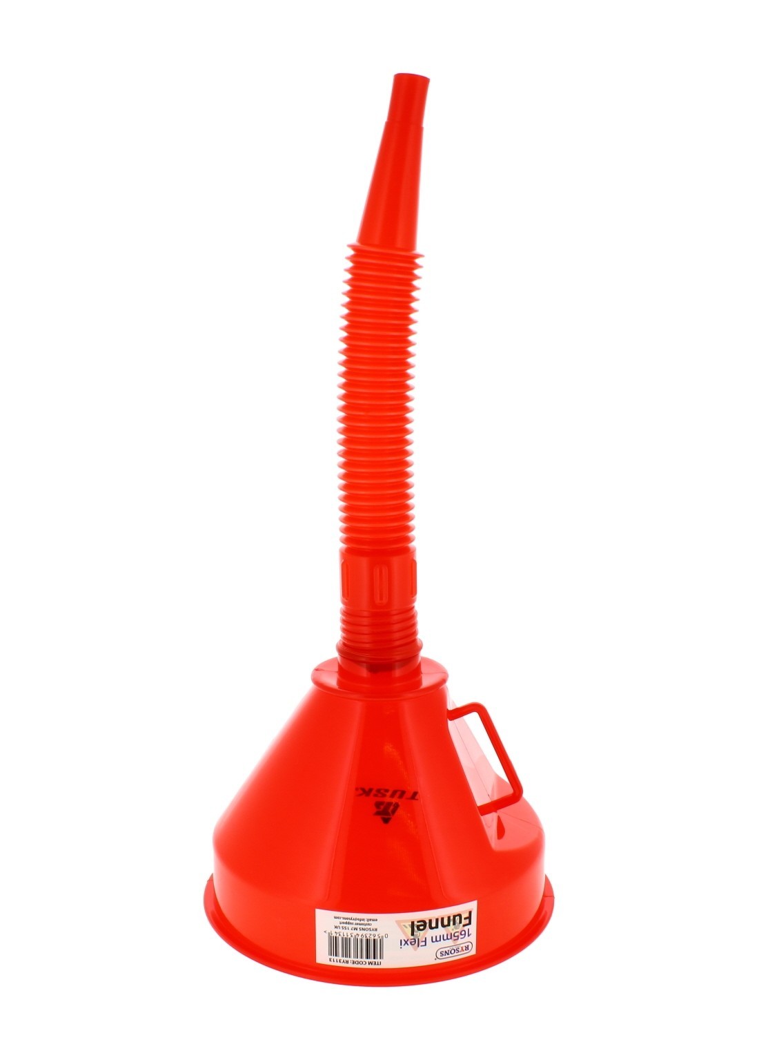 Automotive Funnel with Hose 165mm Plastic Oil Funnel for Oil Change Capless Gas