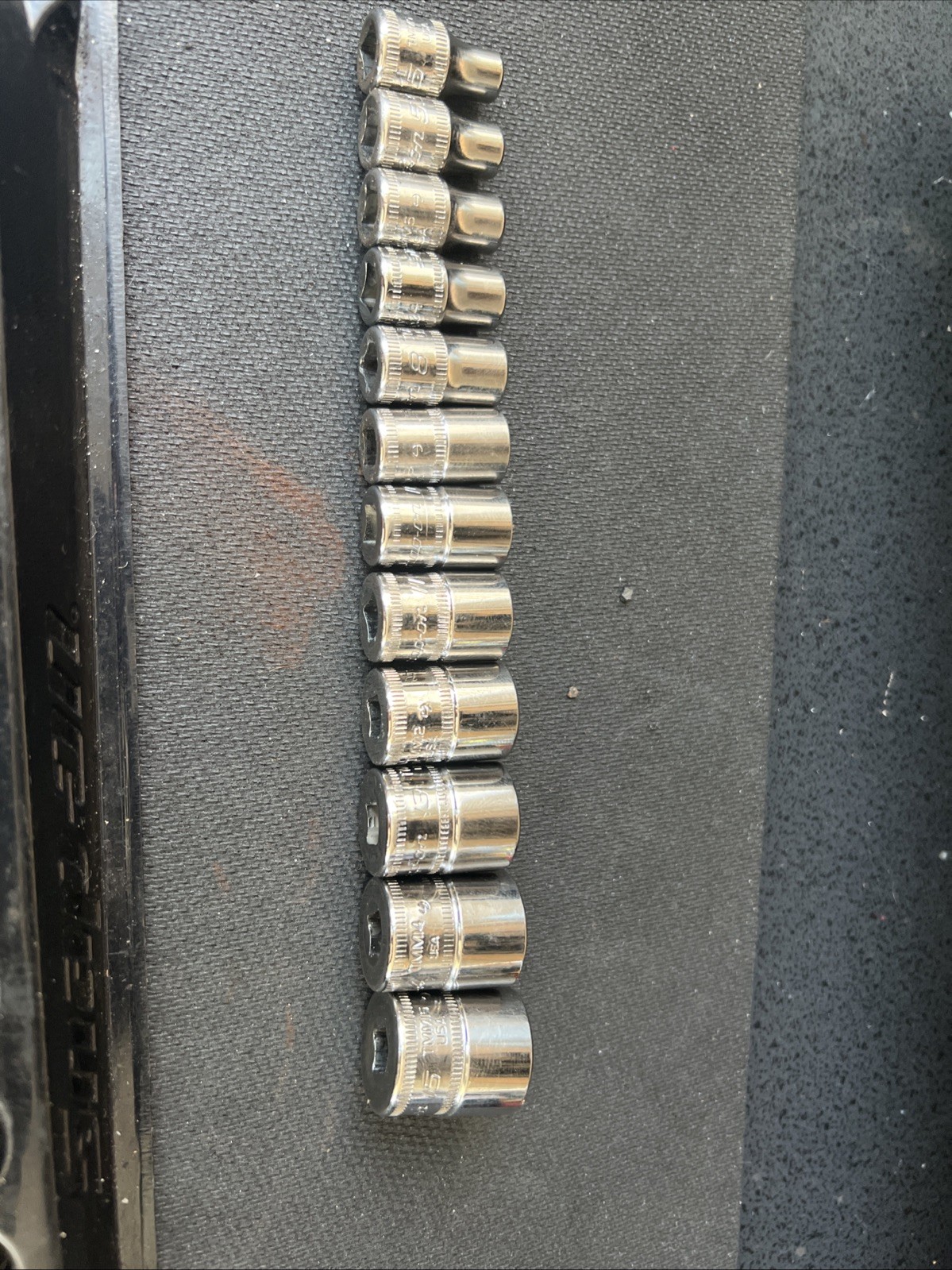Snap On 112TMMY 12pc 1/4″ Drive 6-Point Metric Shallow Socket Set – (5–15 mm) 🔥