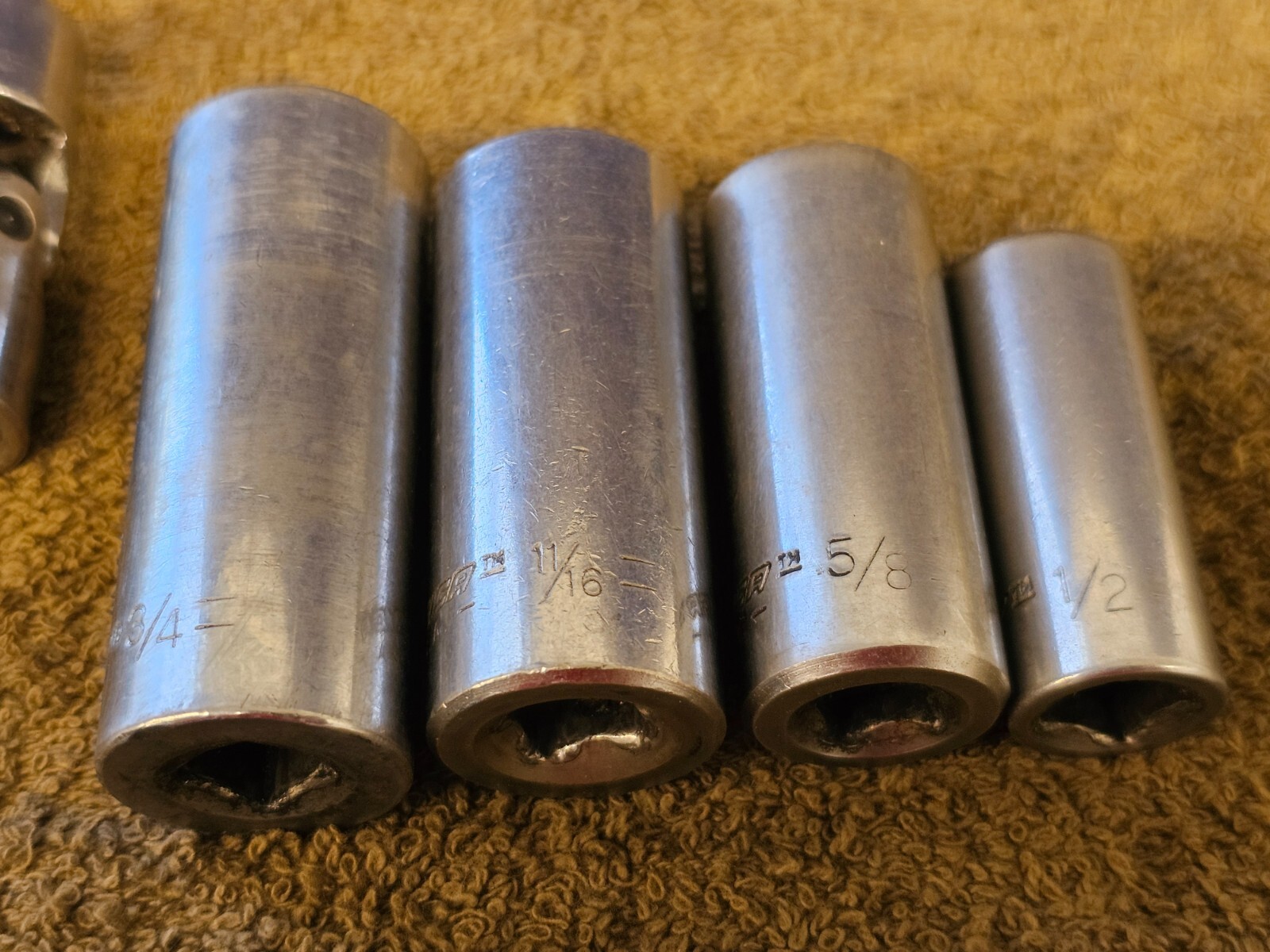 17 Pro America 1/4″ 3/4 Drive Socket Set Ratchet Breaker Bar Swivel Extension