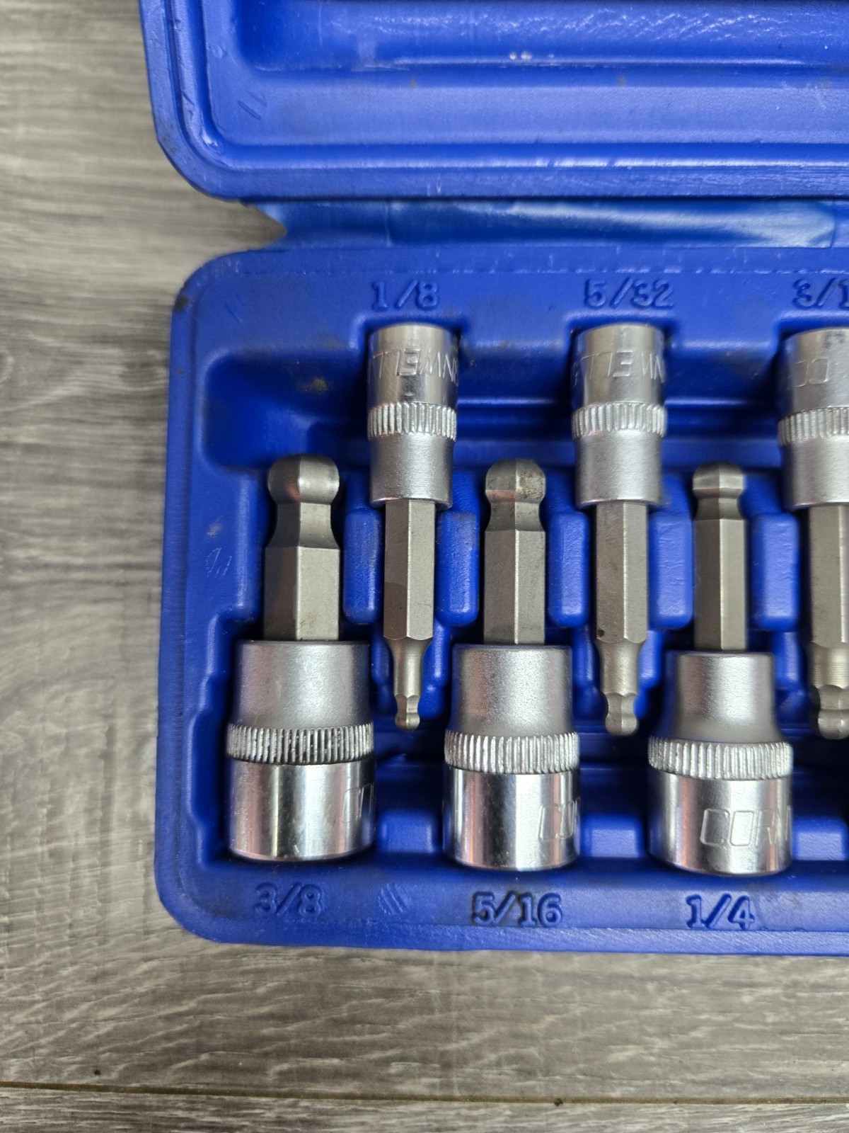 Cornwell CBS-B702SB 7 Piece Ball Hex Bit Set 1/8-3/8