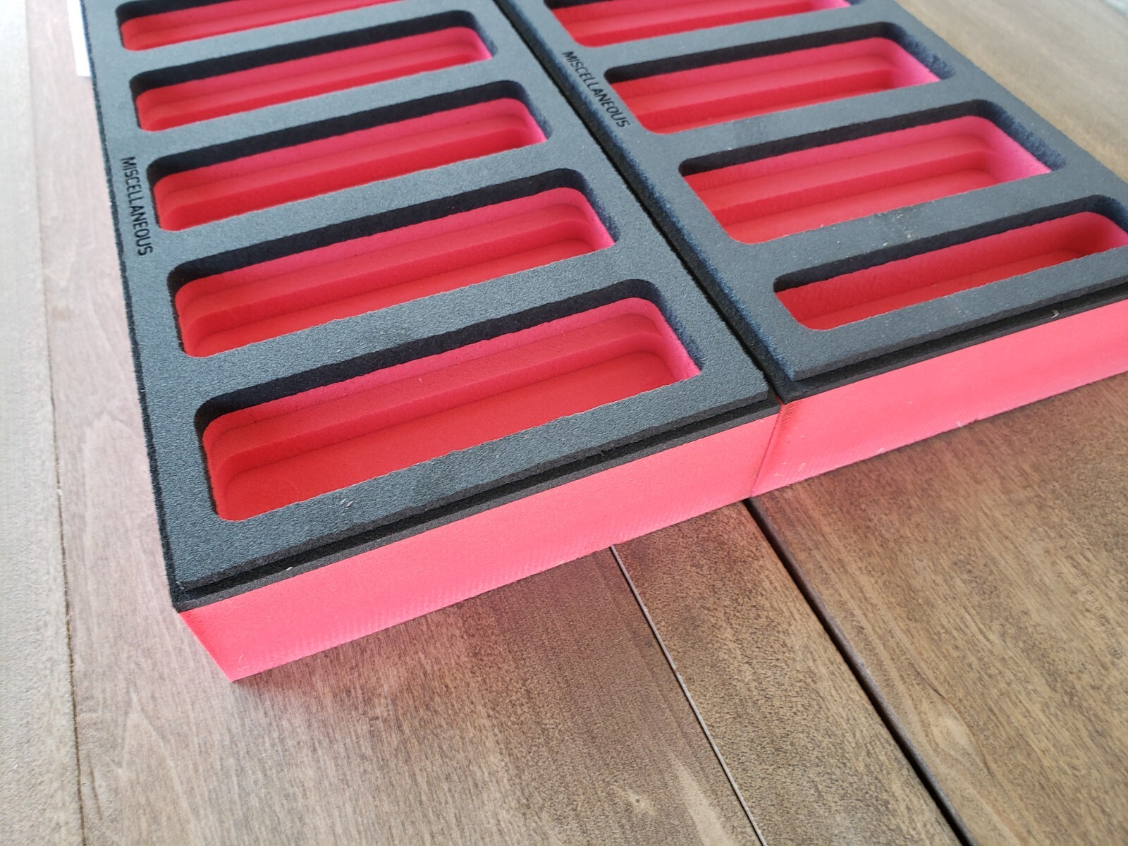 Snap-on Tools 2pc FOAM ORGANIZER TRAY for 3/8″ Drive METRIC SAE Sockets Sets