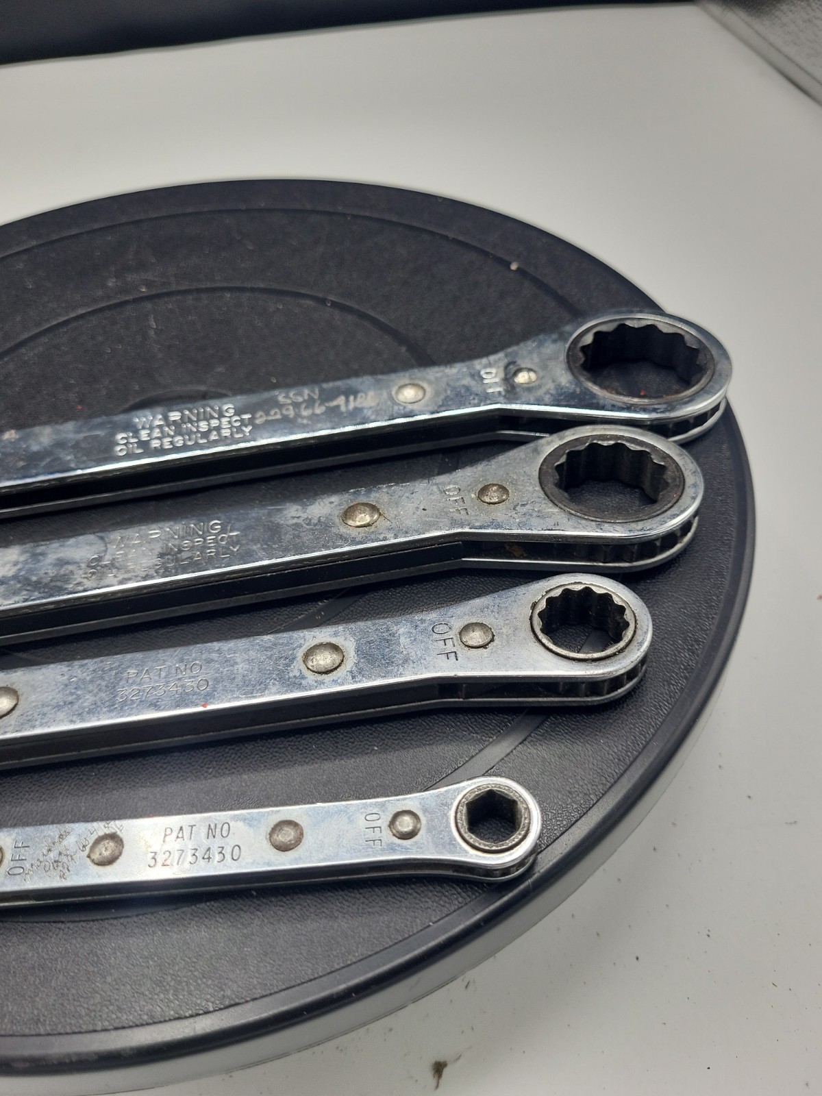 4Pc. Snap-On Tools 6 & 12 Pt. Ratcheting Box 1/4″ – 15/16 » Wrench Set
