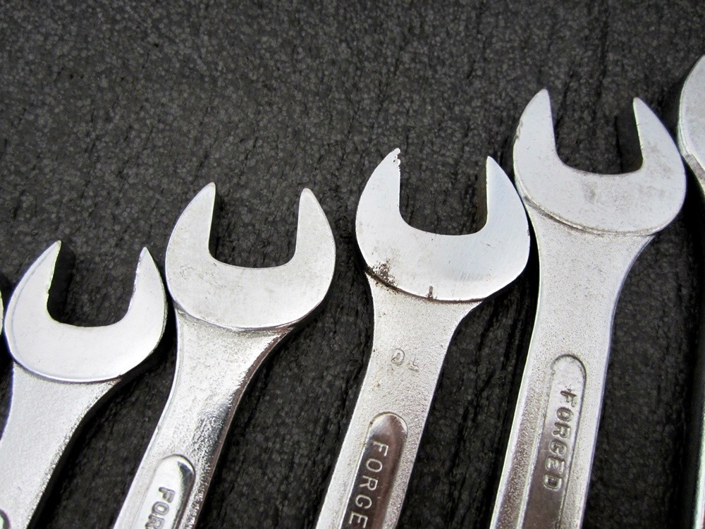 Vintage S-K Tools 13pc SAE Combination Wrench Set 1/4″ to 1″ SK USA