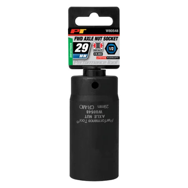 Performance Tool W80548 29 mm CHR-Moly Axle Nut Socket