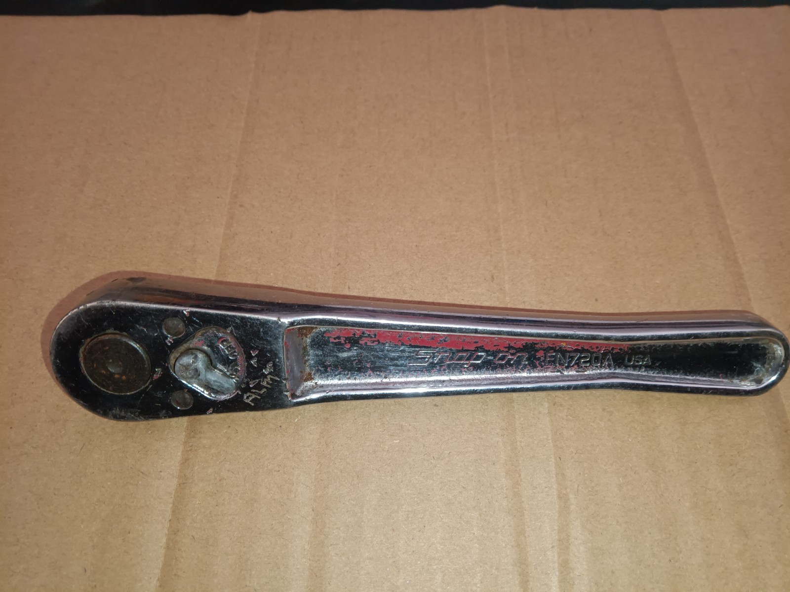 Snap-on Tools FN720A Ratchet 3/8″ Drive Short Handle 6″ Long Made in USA