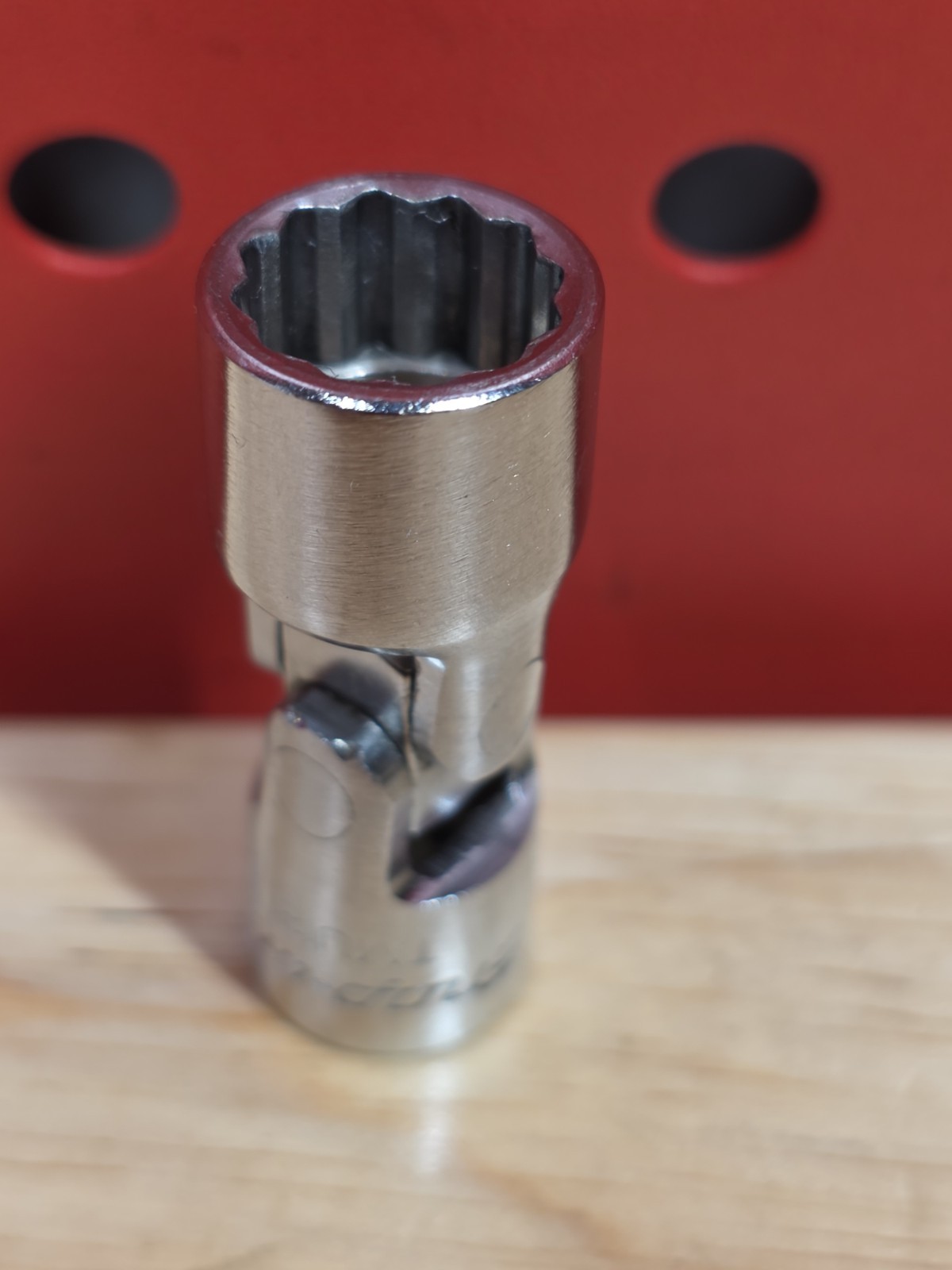 Snap-on TMU121 3/8” SAE 1/4” Drive 12-Point Swivel Wobble Socket USA See Details