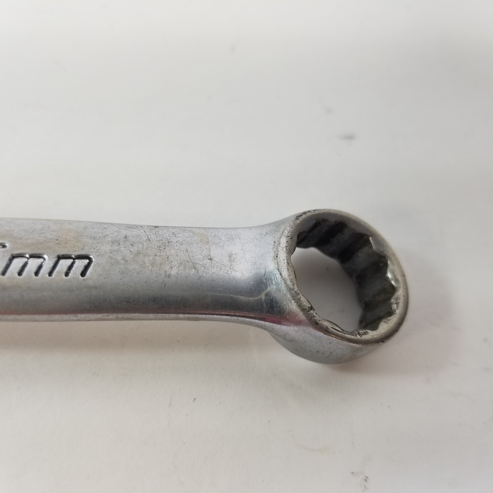 Snap On USA 15MM 12PT Metric Flank Drive Plus Chrome Combination Wrench SOEXM15