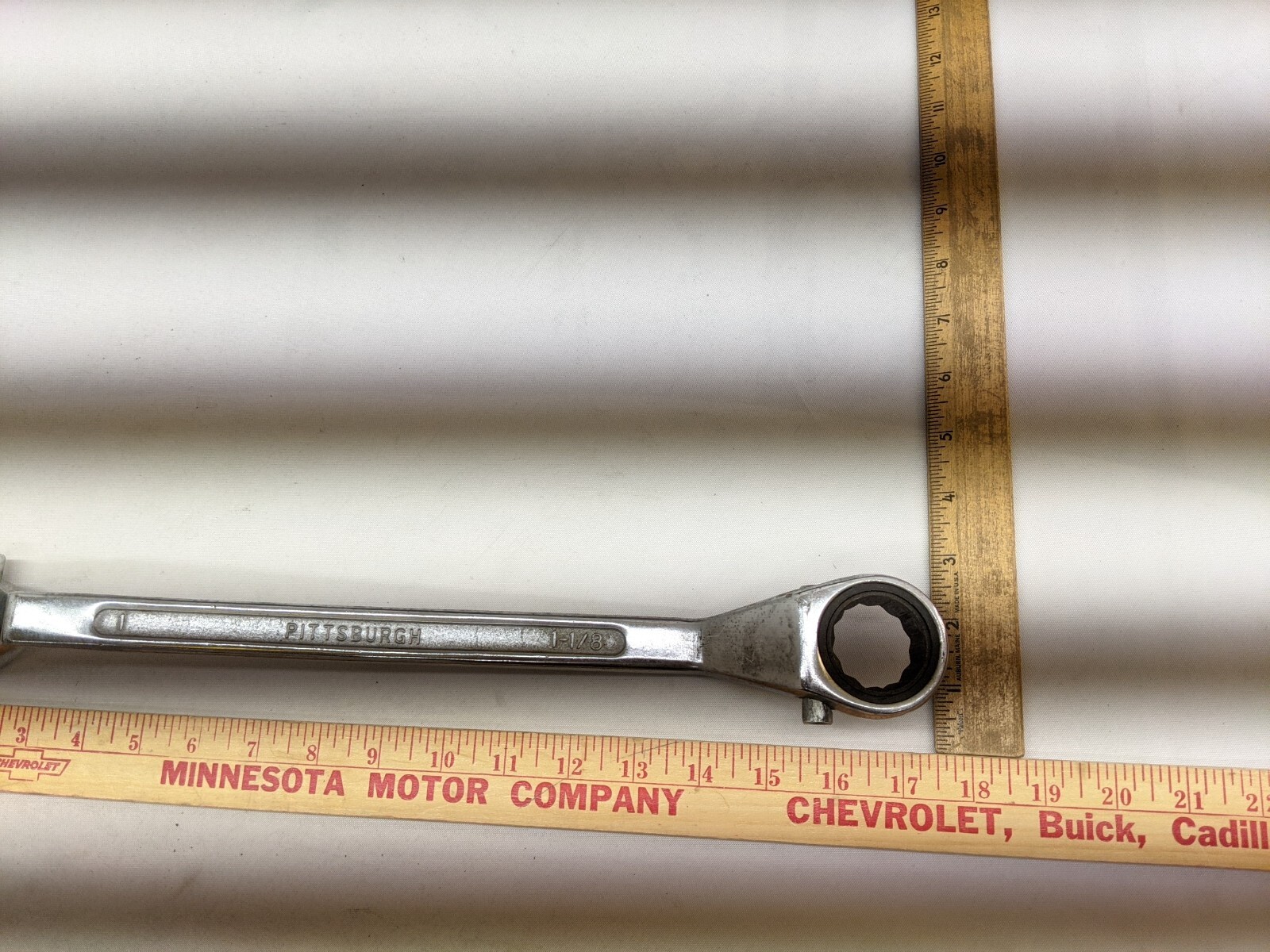 Pittsburgh SAE Reversible Offset Ratchet Wrench Set 3/8″ to 1-1/8″ Set of 5 TF